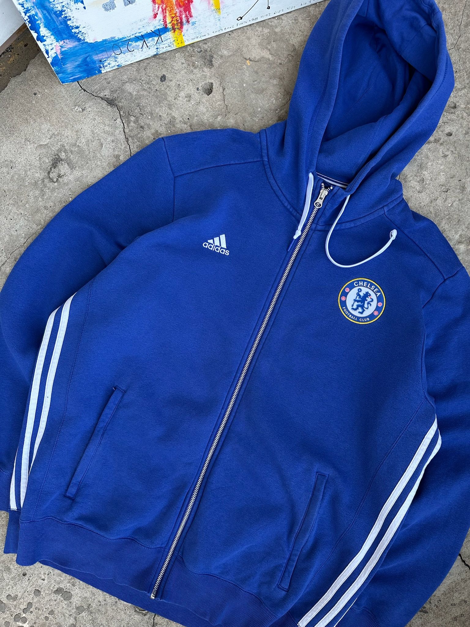 Adidas y2k Adidas Chelsea Zipped Up Size US L / EU 52-54 / 3 - 6 Thumbnail
