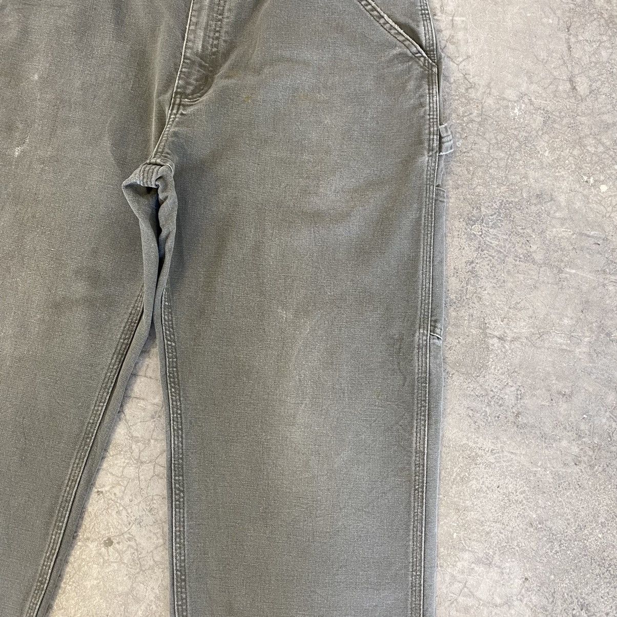 Carhartt × Vintage Vintage Carhartt Faded Moss Green Carpenter Work Pants Size US 36 / EU 52 - 10 Thumbnail