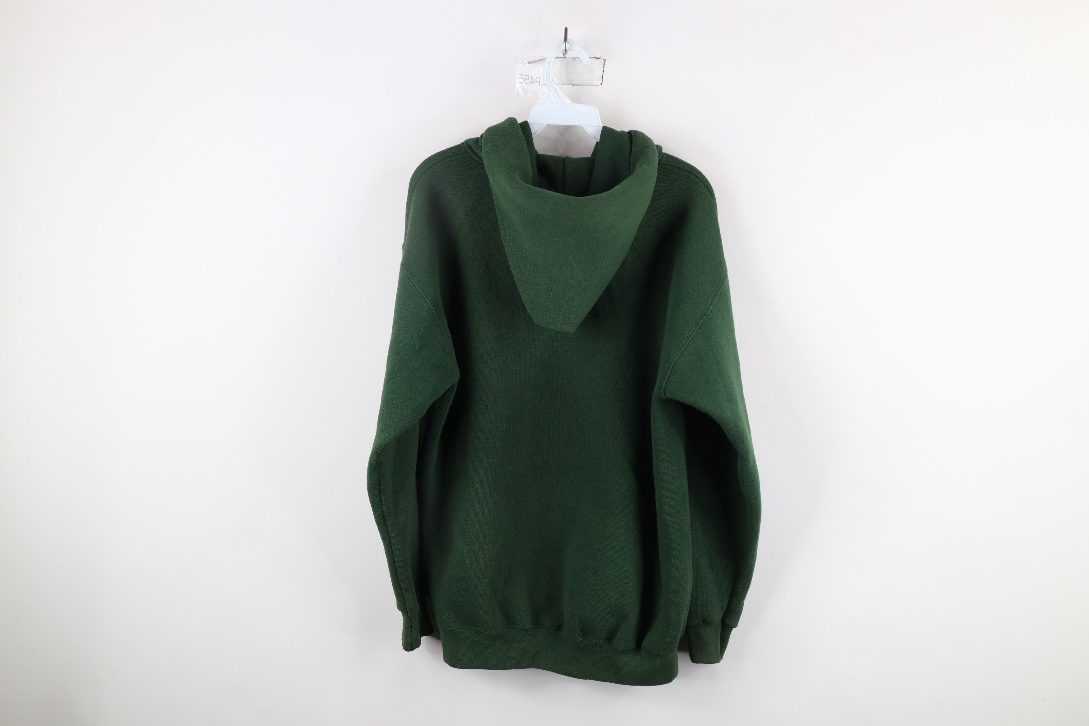 Vintage Vintage 90s Streetwear Out Miami Motors Hoodie Green USA Size US M / EU 48-50 / 2 - 12 Thumbnail