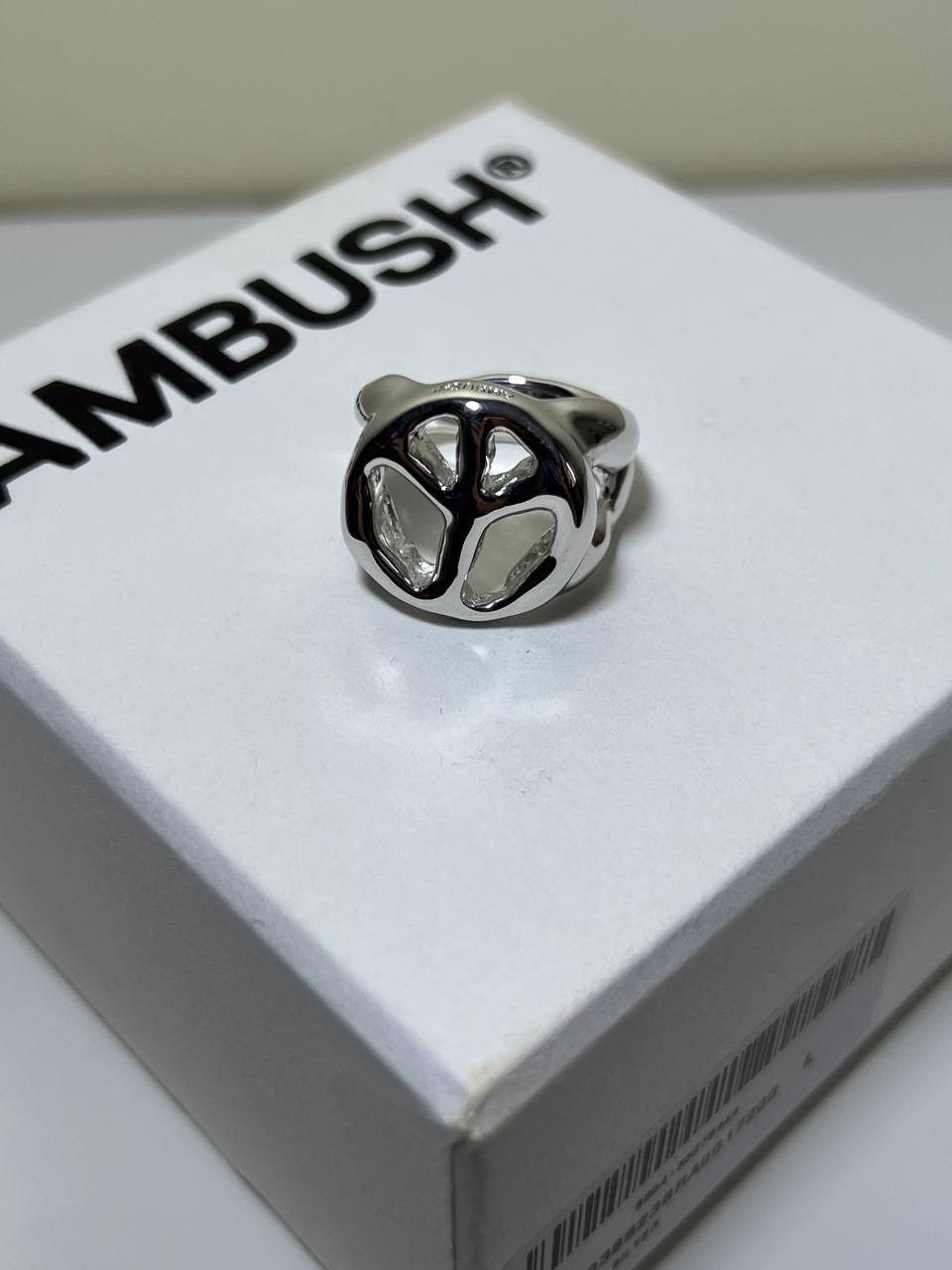 AMBUSH Peace Ring Silver