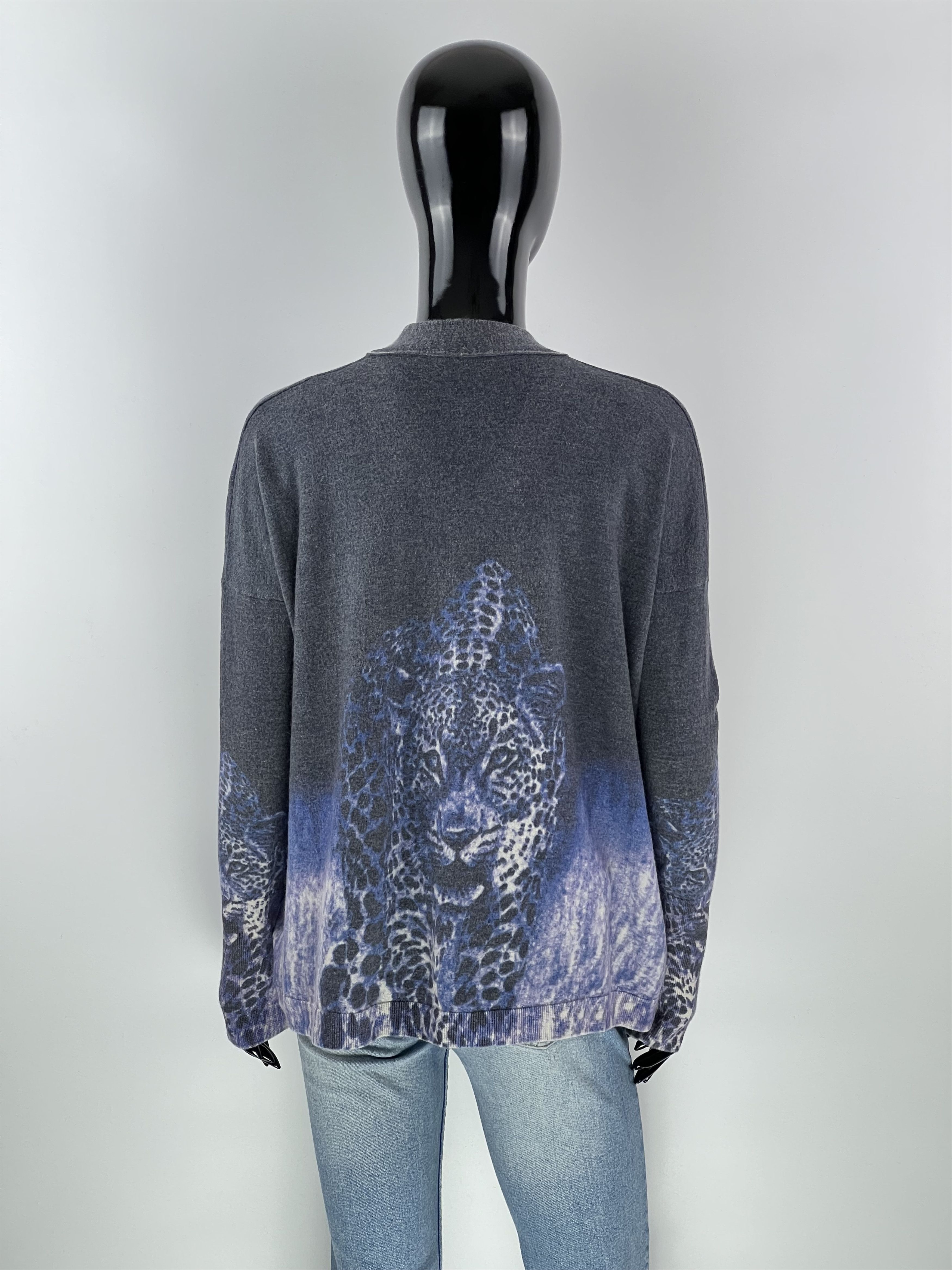 Area Blue Area Pullover Merino Wool/Silk/Cashmere Size M Size M / US 6-8 / IT 42-44 - 3 Thumbnail