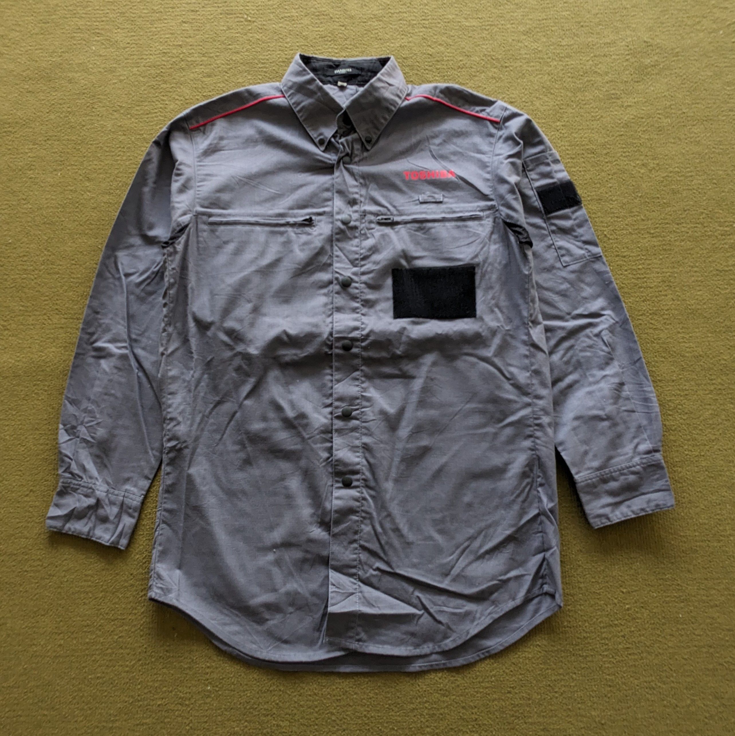 Japanese Brand Vintage TOSHIBA Japanese Electric Brand Shirts Size US M / EU 48-50 / 2 - 1 Thumbnail