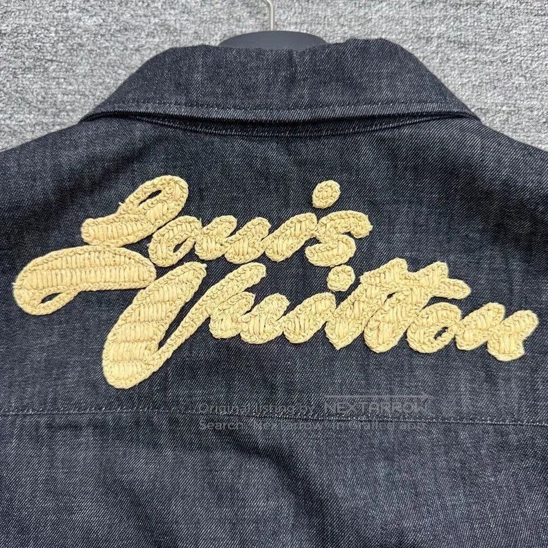 Other Louis Vuitton Denim Embroidered Short Sleeve Shirt. Size US XXL / EU 58 / 5 - 3 Thumbnail