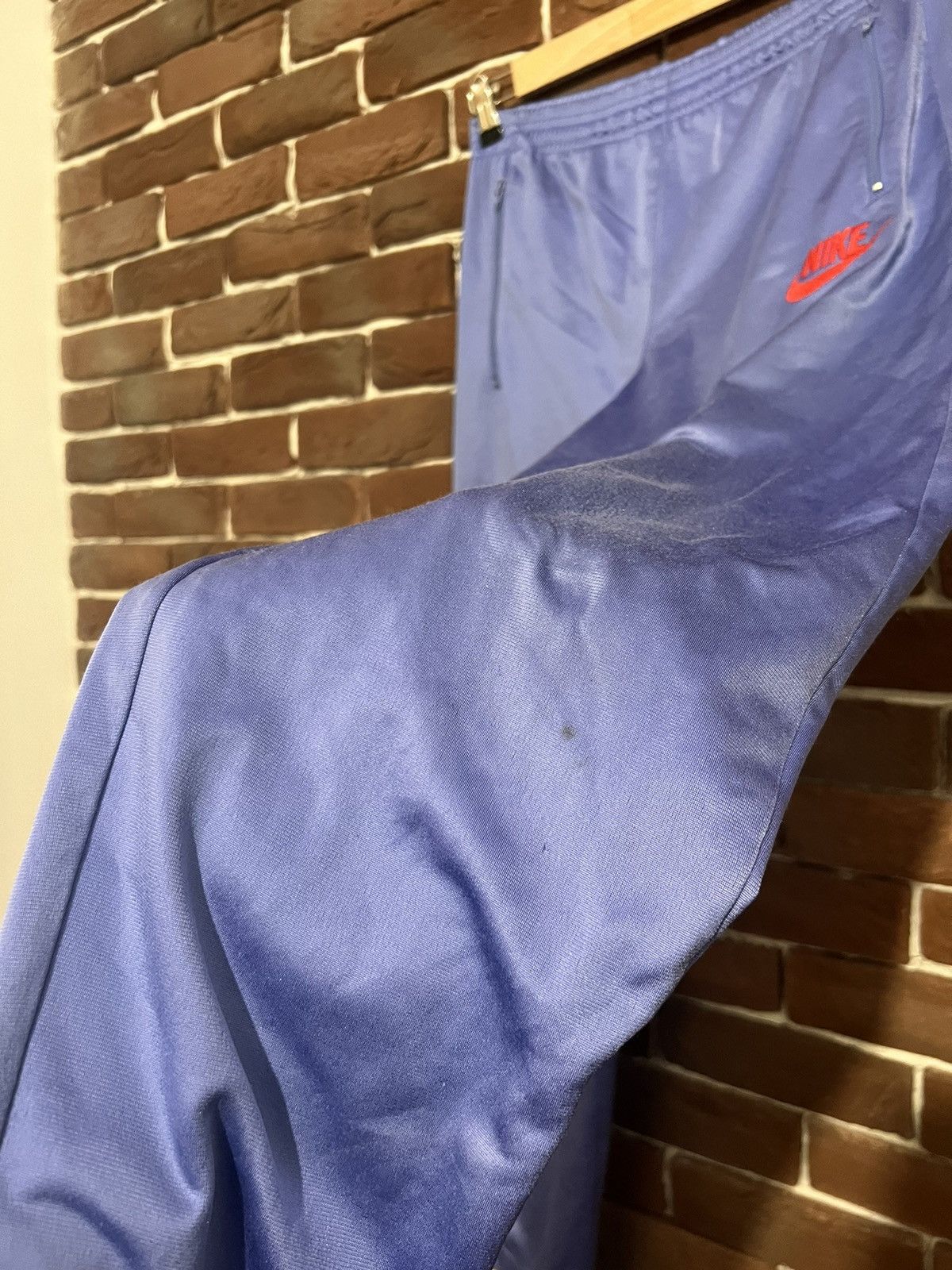 Nike 90s Nike Vintage Purple Joggers Sweatpants Streetwear Hype Size US 29 - 4 Thumbnail