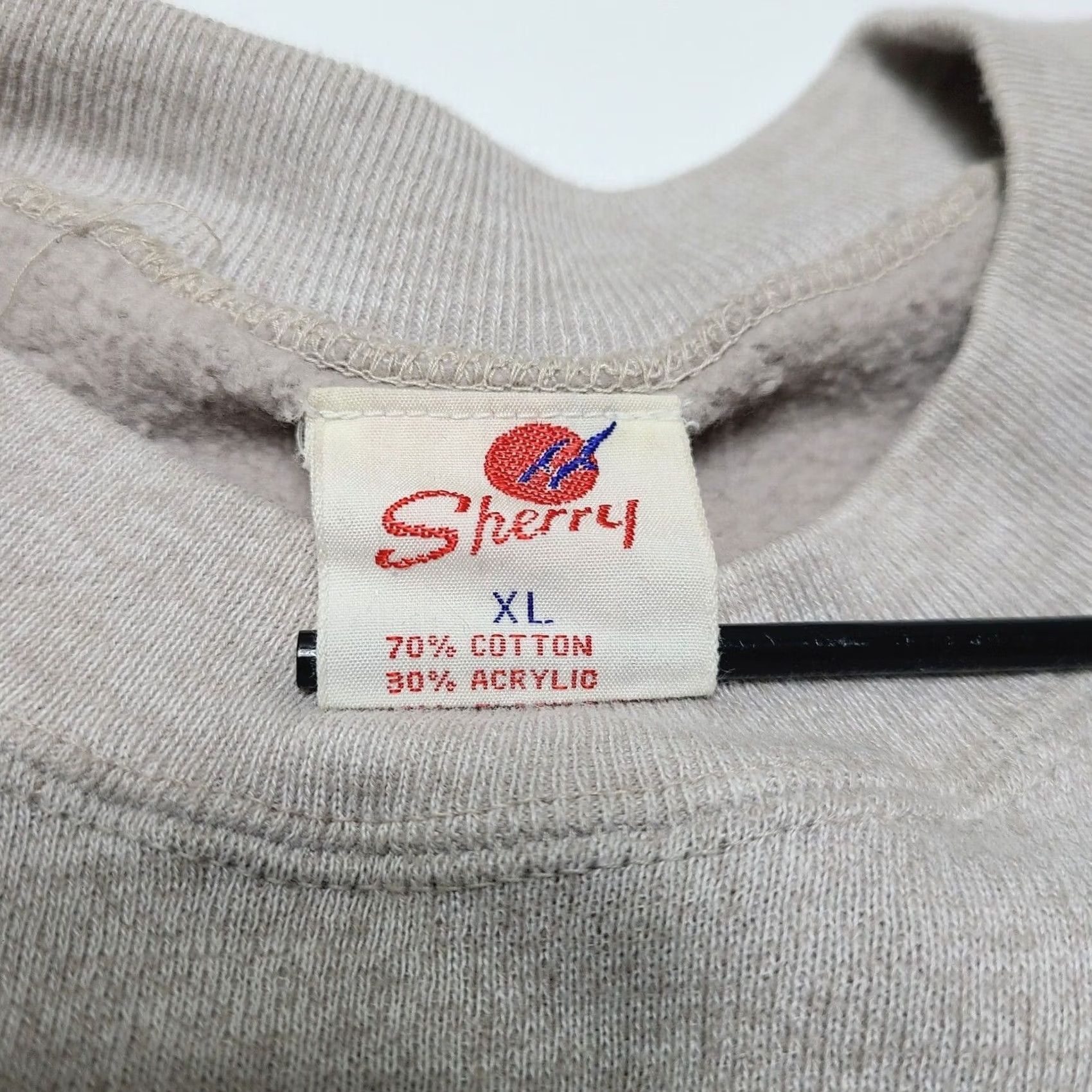 Disney VINTAGE Disney Mickey Mouse Puff Print Graphic Sweatshirt Women’s XL 90s Sherry Gray Crew Neck Sweatshirt Womens Size XL / US 12-14 / IT 48-50 - 4 Thumbnail