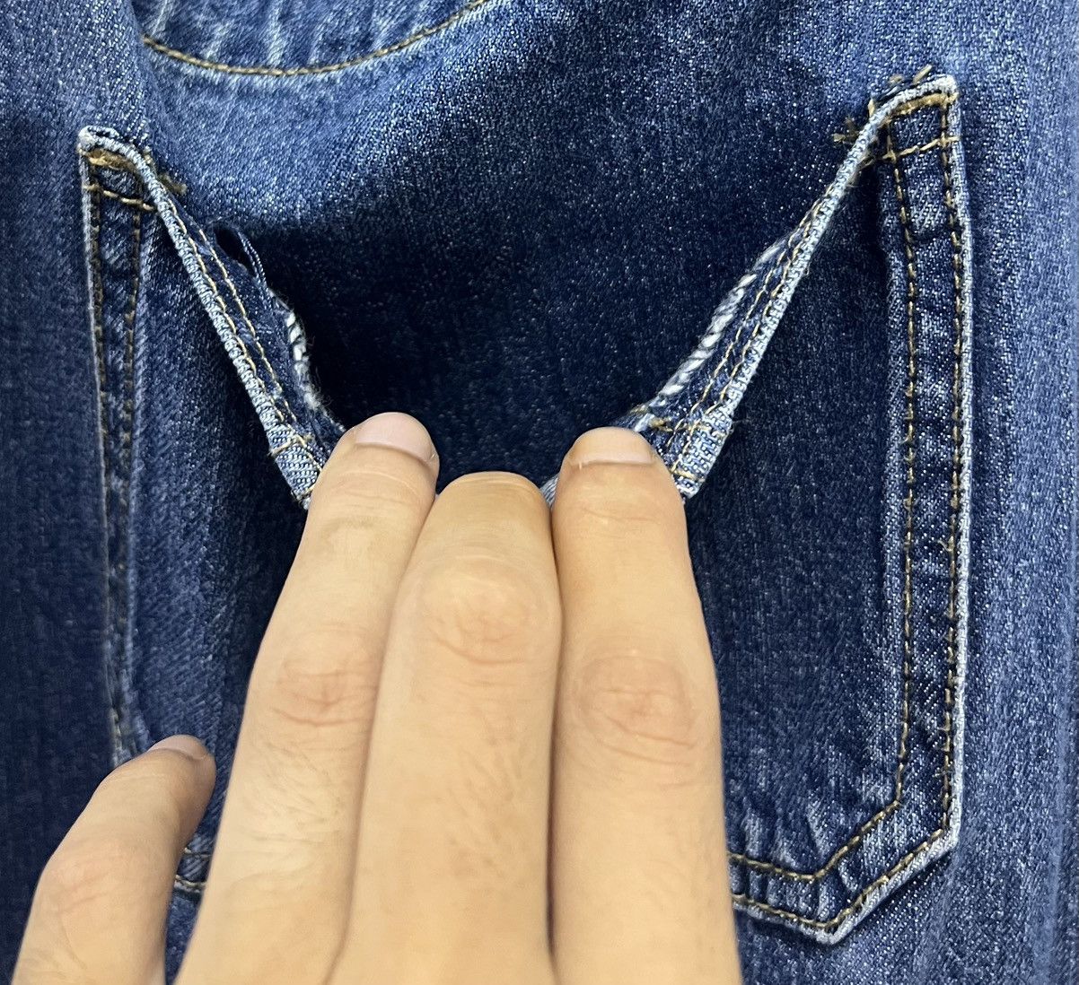 Japanese Brand × Vintage Vintage Indigo Junction Denim Overalls – Made in Japan Size US 36 / EU 52 - 7 Thumbnail