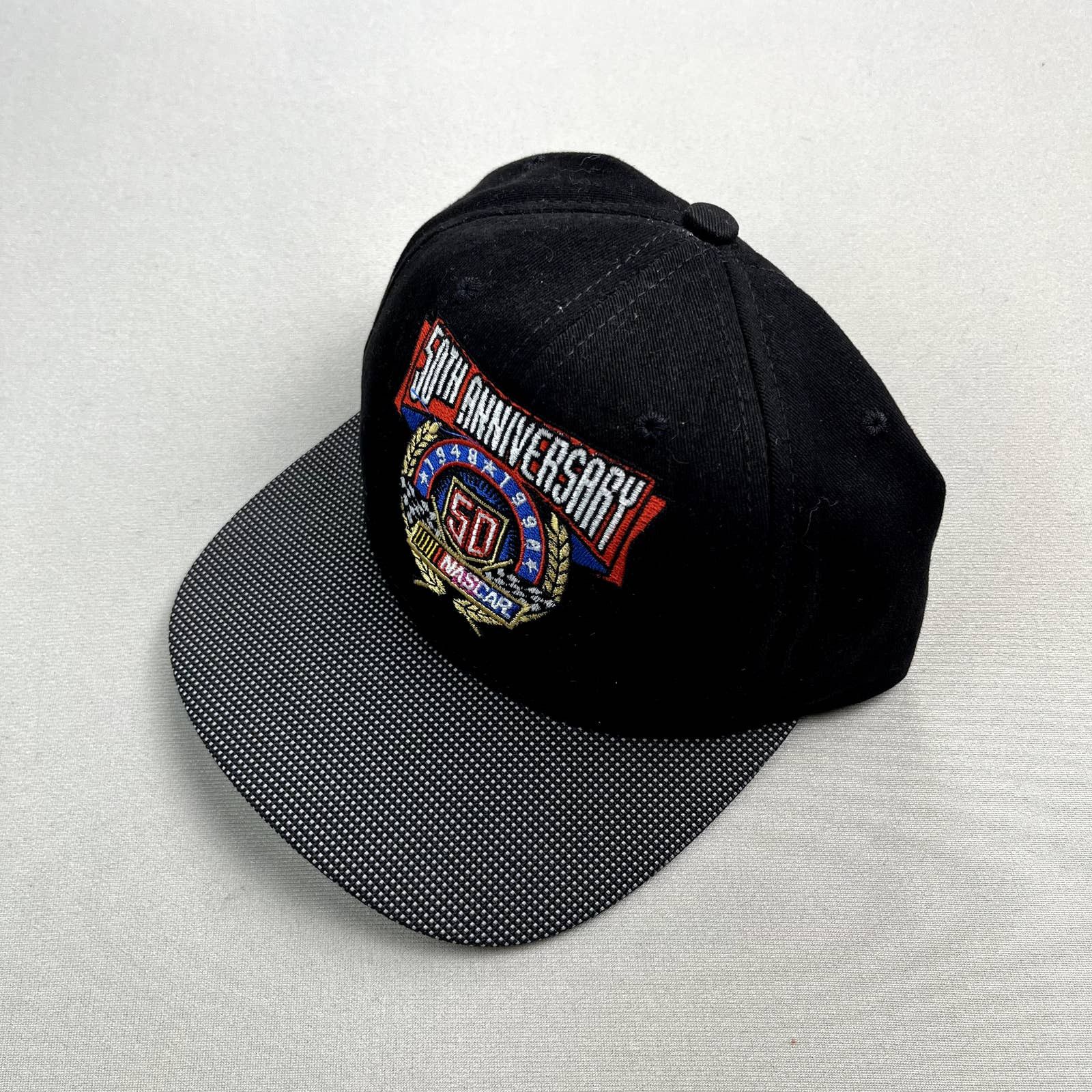 NASCAR × Vintage Vintage NASCAR Racing Hat Black Motorsports Car Made ...