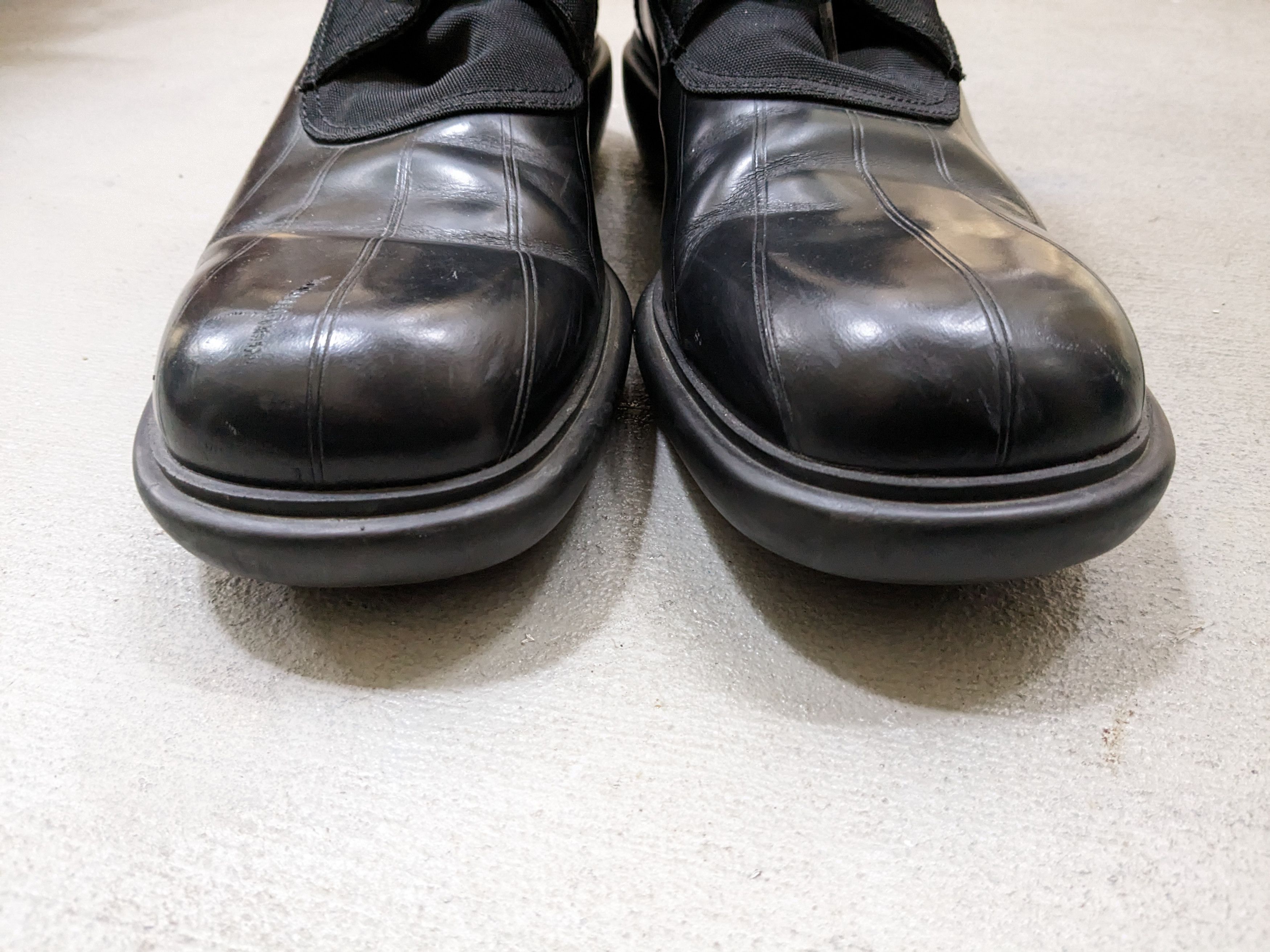 Gucci Gucci Combat Boots Size 10.5 Black Leather Buckle Duck Y2K Size US 10.5 / EU 43-44 - 2 Thumbnail