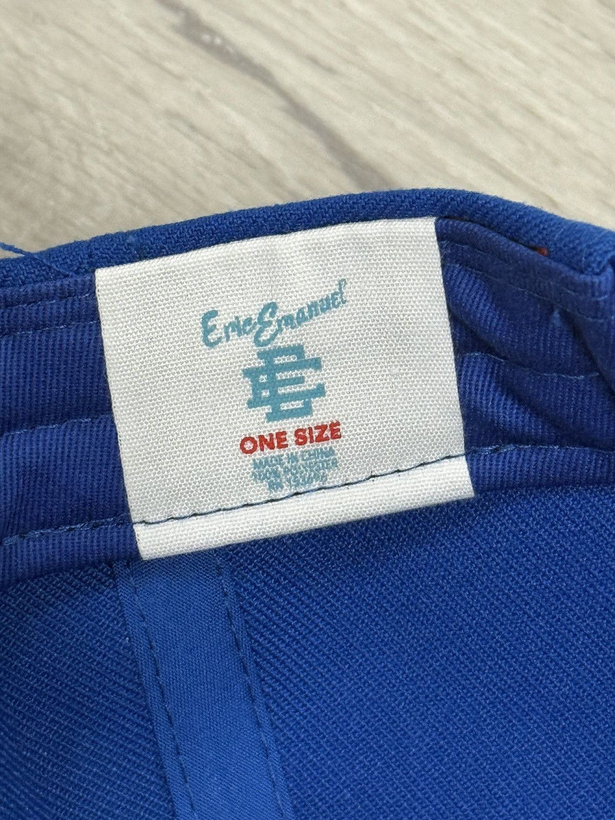 Eric Emanuel Eric Emanuel EE 6-Panel Structured Snapback Blue Size ONE SIZE - 5 Thumbnail