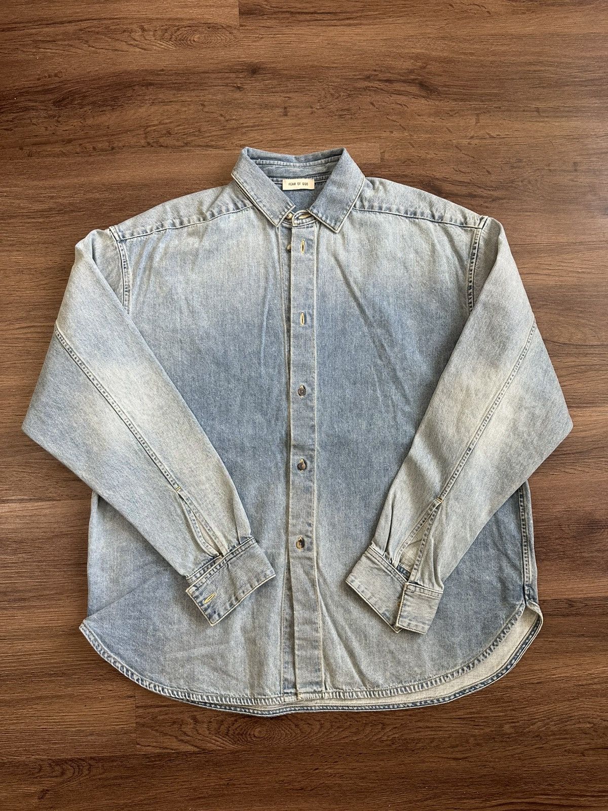 Fear of God Fear of God Eternal Denim Shirt Size US M / EU 48-50 / 2 - 1 Thumbnail