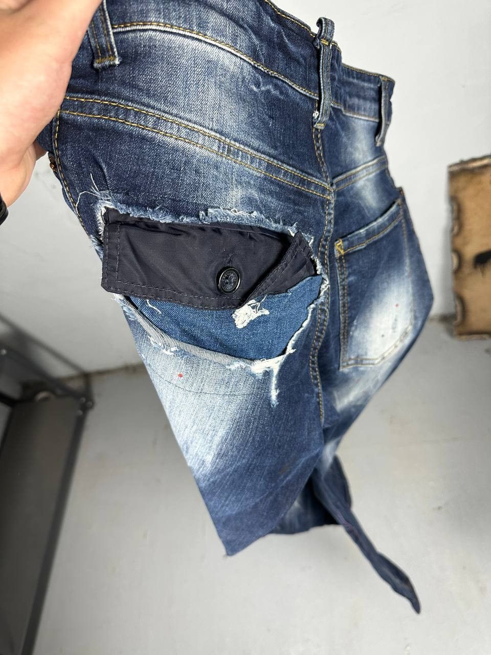 Dsquared2 × Japanese Brand Y2k DSQUARED crazy jeans japan denim pants D2 usa American Size US 30 / EU 46 - 12 Thumbnail
