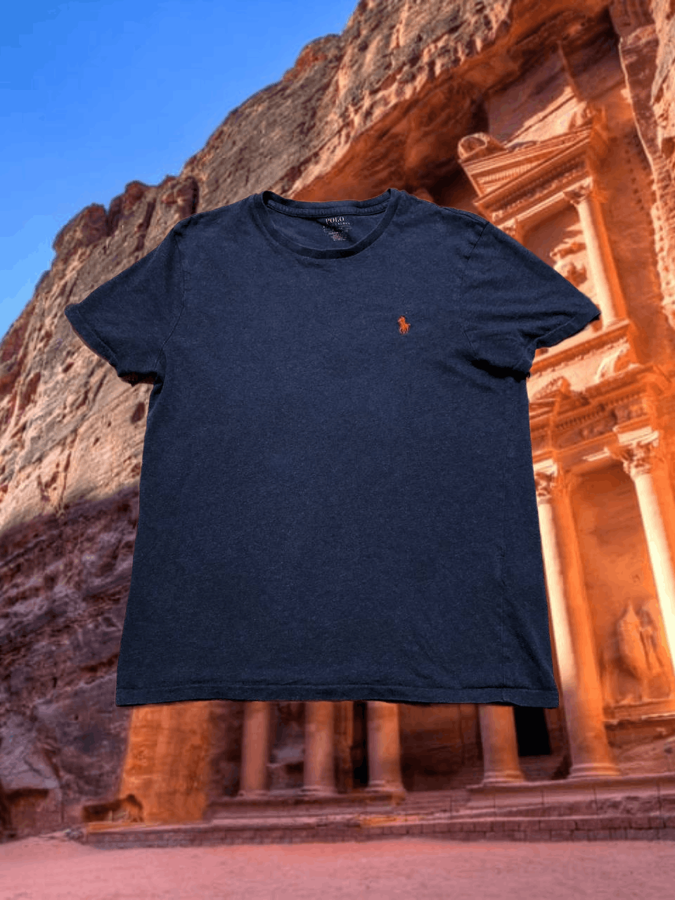 Polo Ralph Lauren Polo Ralph Lauren Vintage blue T-Shirt Y2K custom slim fit Size US M / EU 48-50 / 2 - 1 Thumbnail