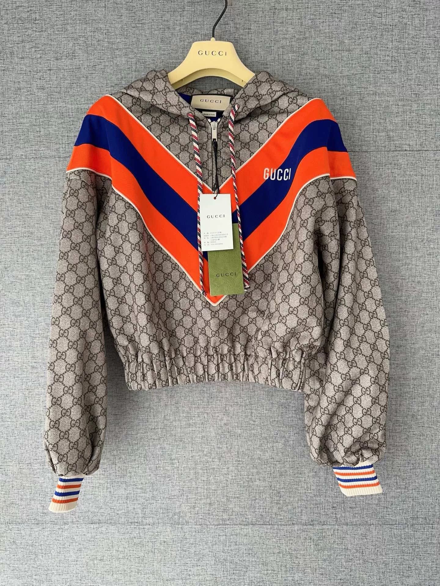 Gucci Gucci Limited Half-Zip Cropped Sweatshirt Size XS / US 0-2 / IT 36-38 - 1 Thumbnail