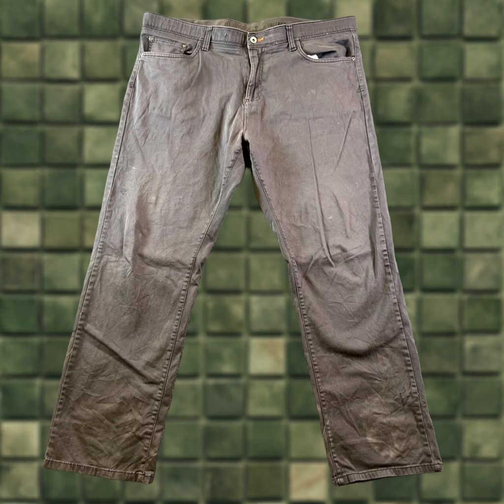 Weatherproof Weatherproof Mens Pants Gray 40x32 Cotton Flat Front Straight Casual Comfortable Stretch Size US 40 / EU 56 - 1 Thumbnail