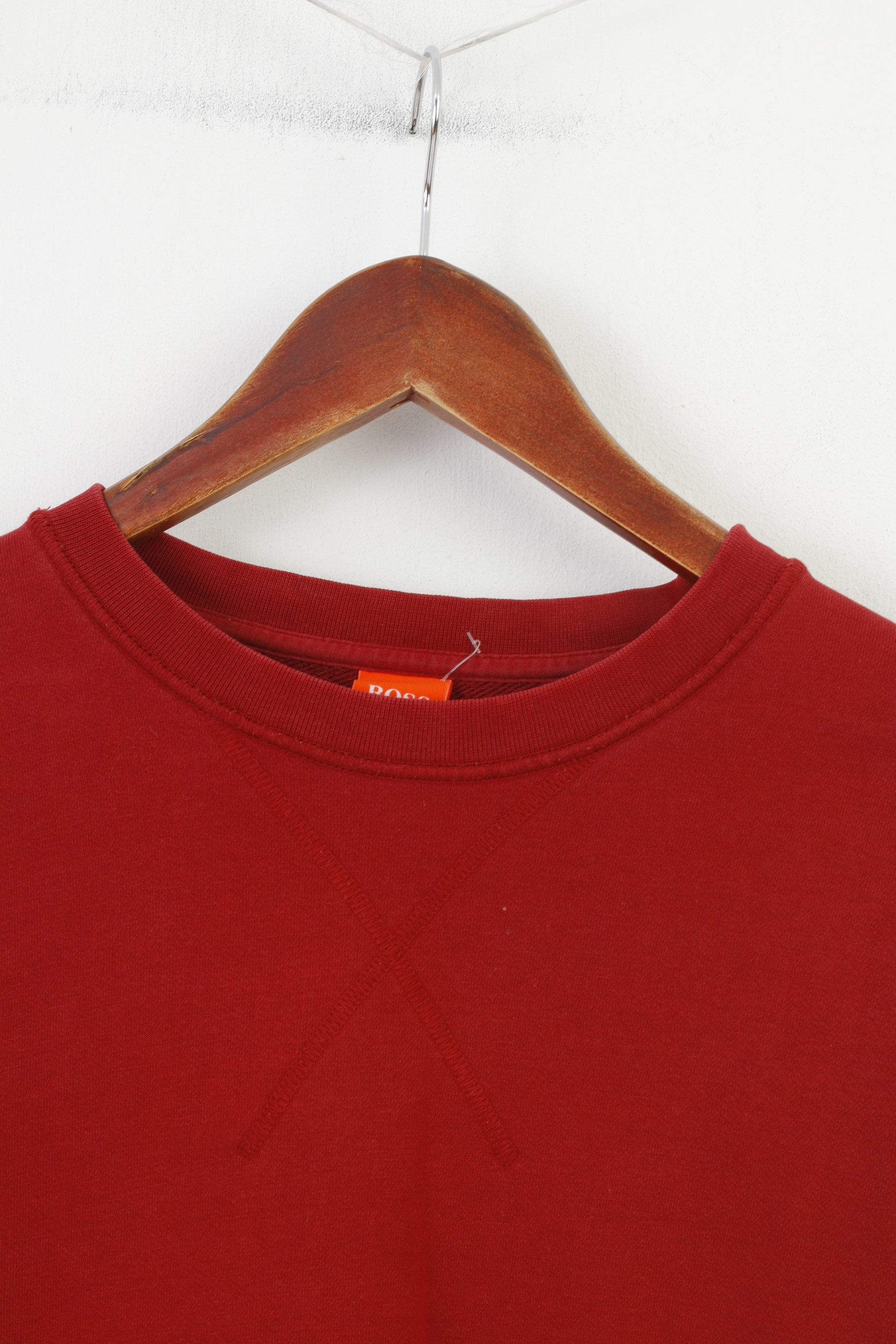 Hugo Boss Hugo Boss Men M Sweatshirt Red Hoodie Cotton 0077 Size US M / EU 48-50 / 2 - 2 Thumbnail