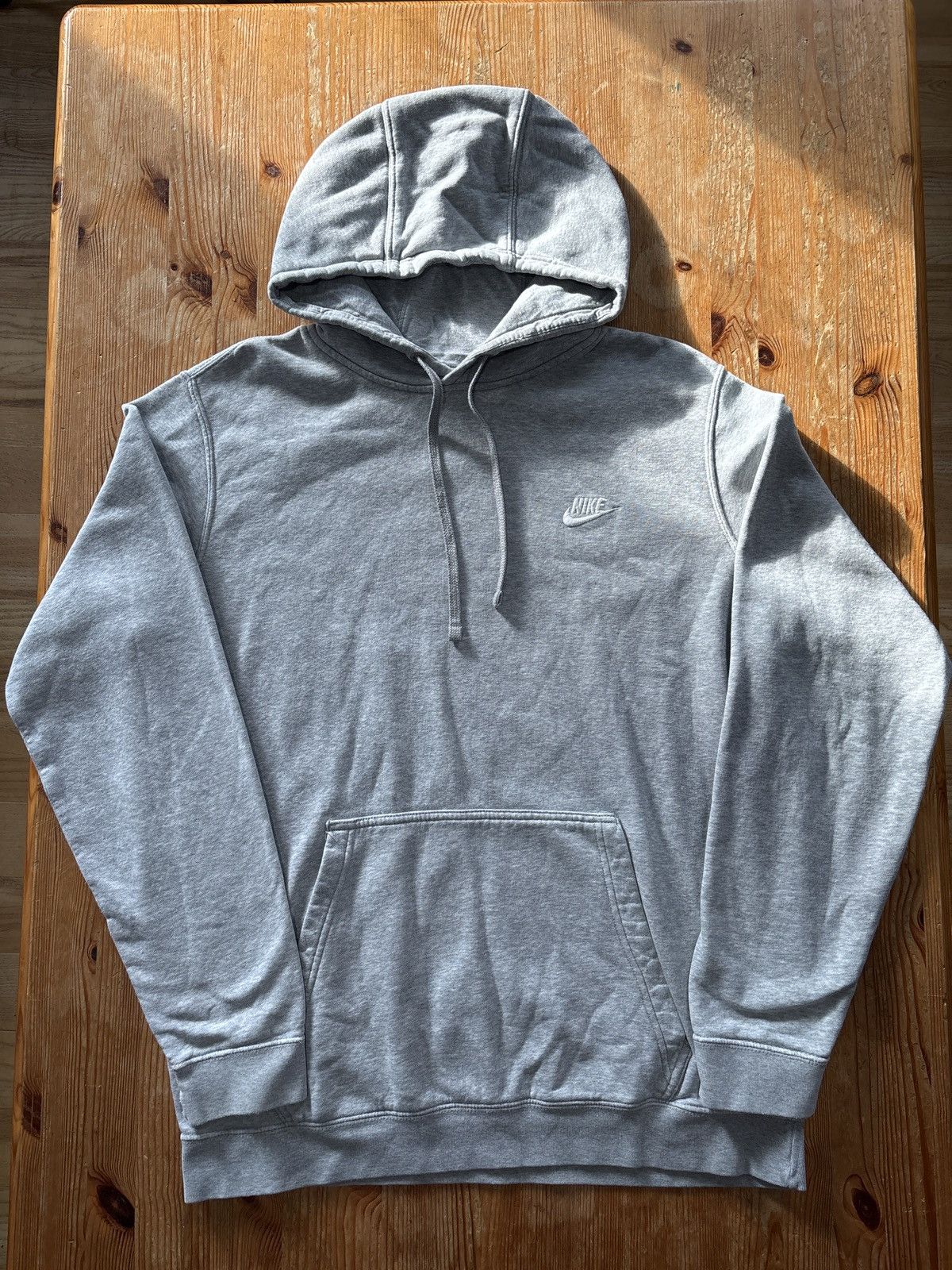 Nike Nike Gray Hoodie Size US L / EU 52-54 / 3 - 1 Thumbnail