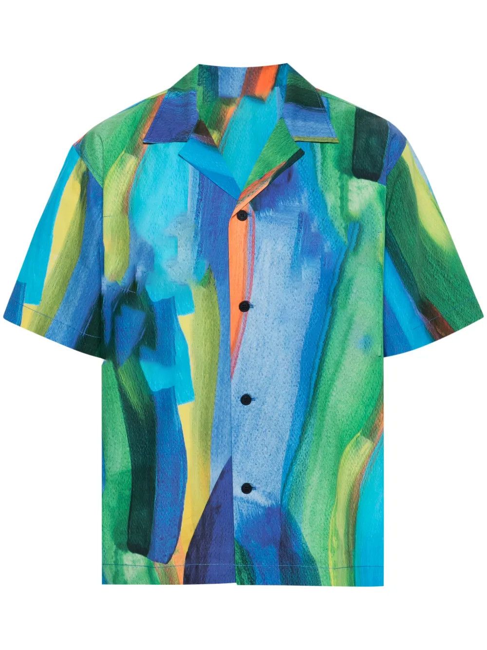 Other Abstract-Print Shirt in Green Size US M / EU 48-50 / 2 - 1 Thumbnail