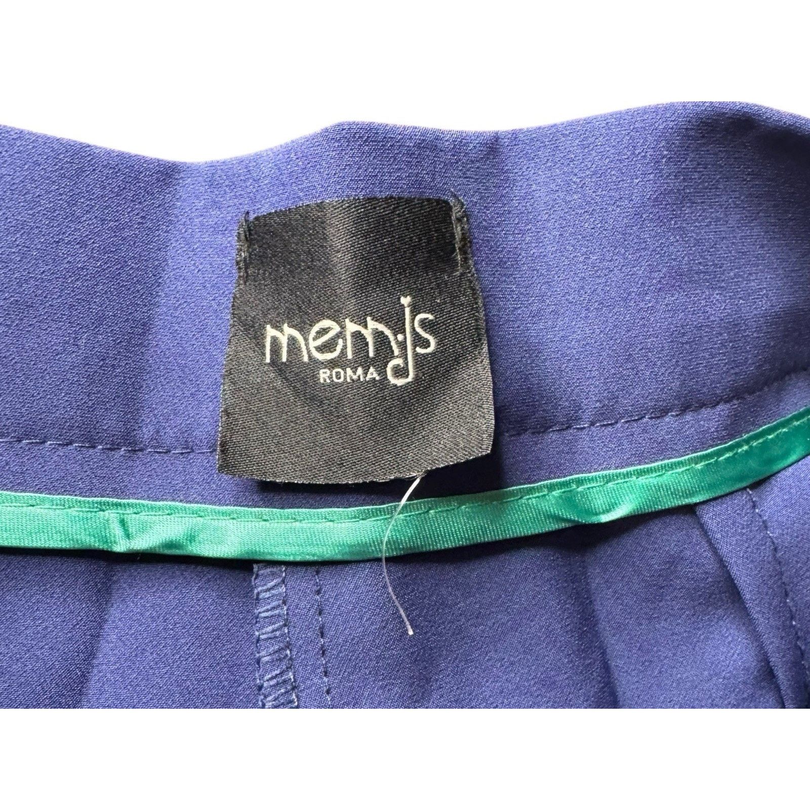Other Mem.js YOOX NEW Blue Wide Leg Trouser Pants Size 4 Size 27" / US 4 / IT 40 - 7 Thumbnail
