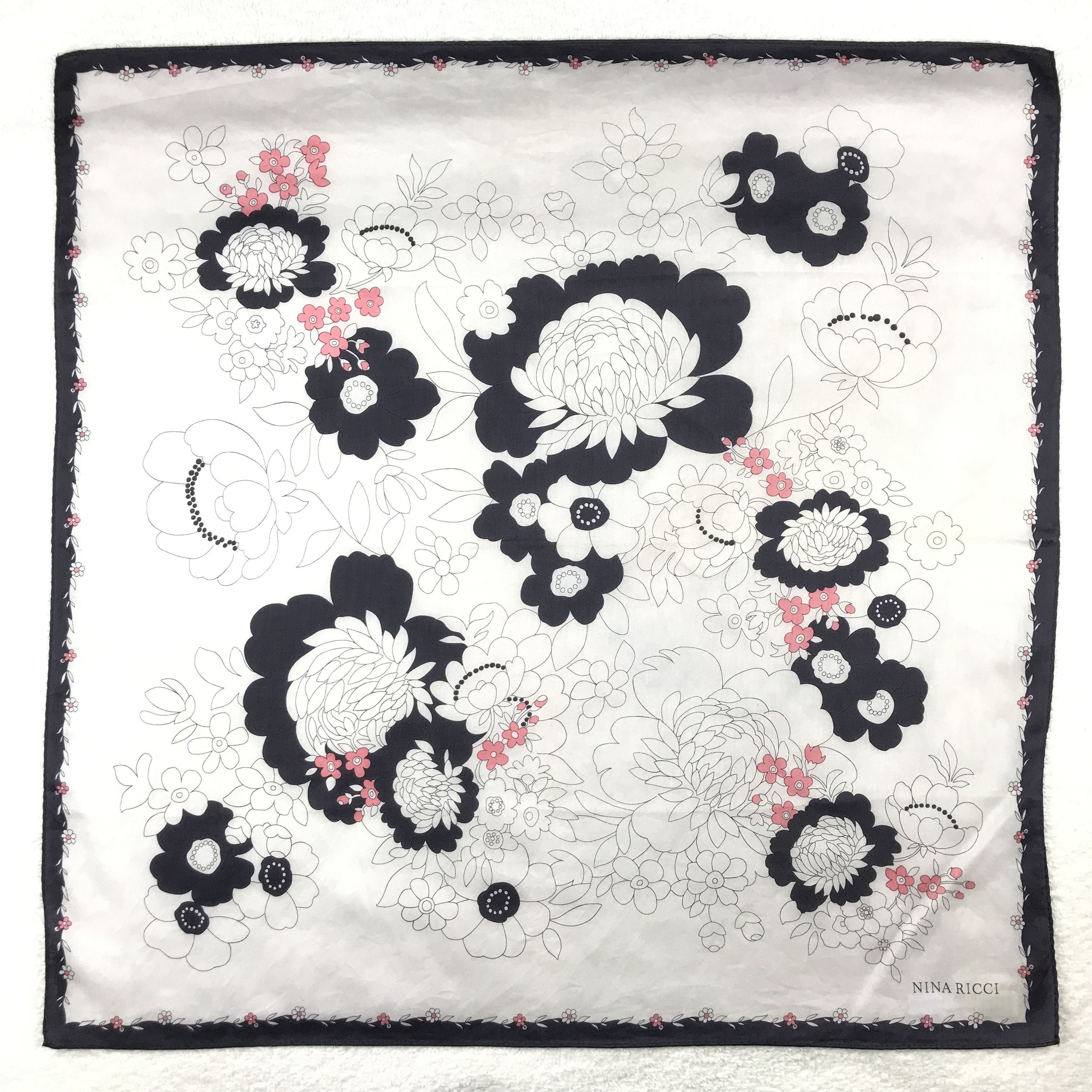 Designer × Japanese Brand × Vintage Vintage Nina Ricci Bandana Neckerchief Handkerchief Size ONE SIZE - 1 Thumbnail