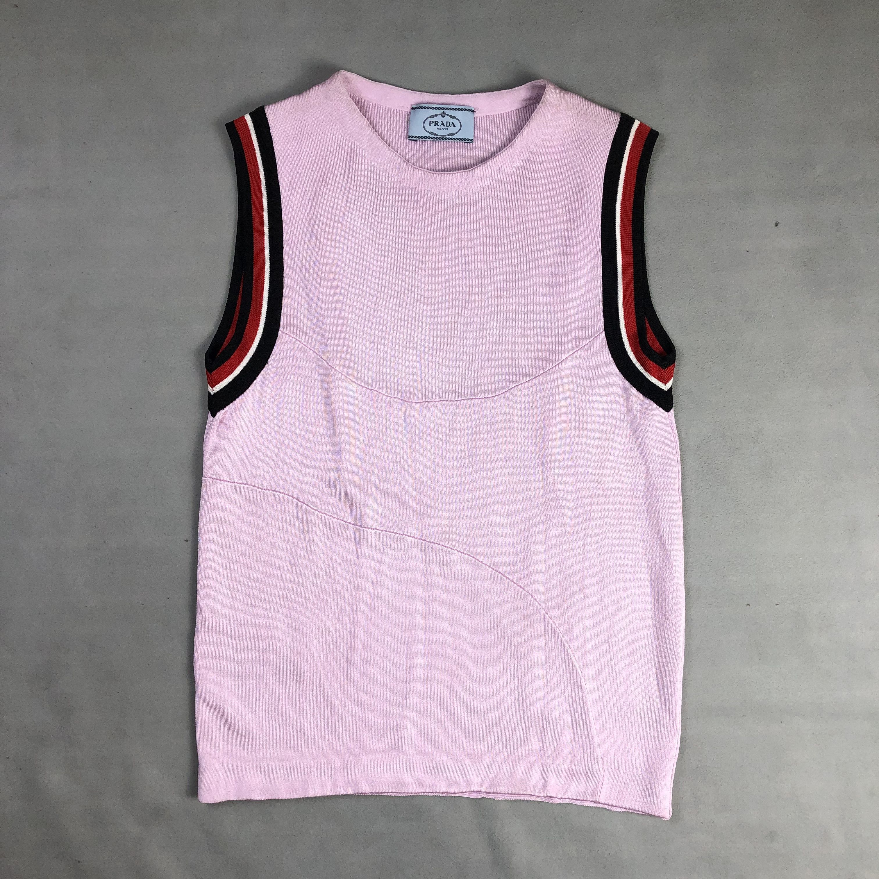 Prada Prada Viscose Sleeveless Top Size S / US 4 / IT 40 - 1 Thumbnail