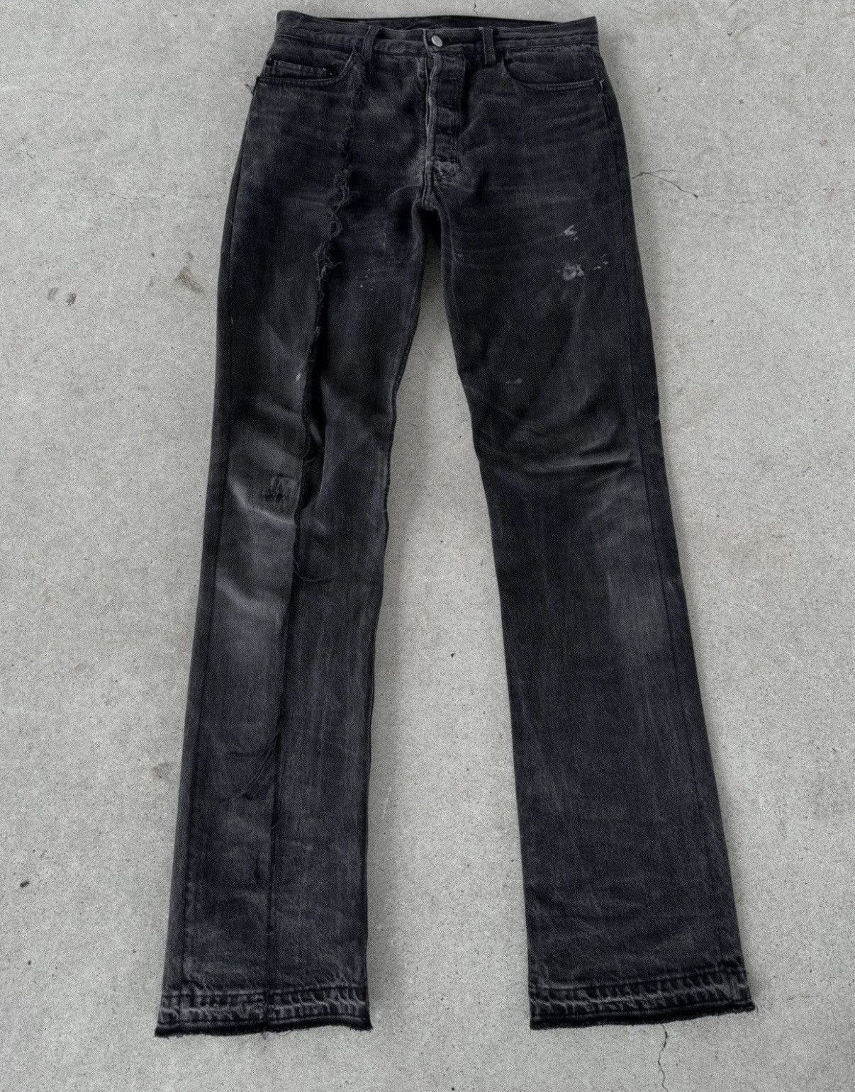 Unsound Rags OG ASH BLACK UNSOUND JEANS 1/60 Size US 32 / EU 48 - 2 Thumbnail