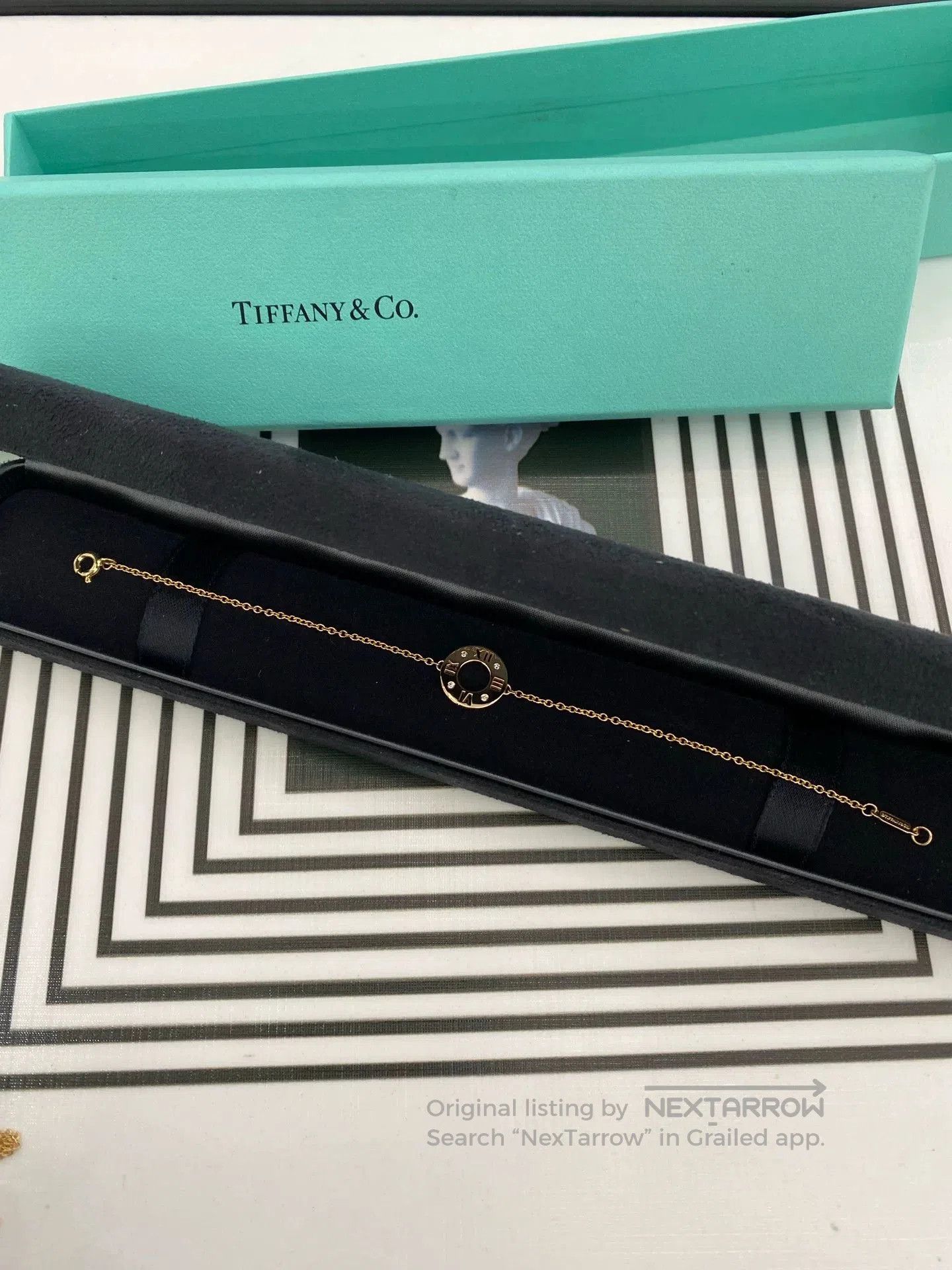 Tiffany & Co. Tiffany Atlas Roman Numeral Bracelet 18K. Size ONE SIZE - 1 Thumbnail