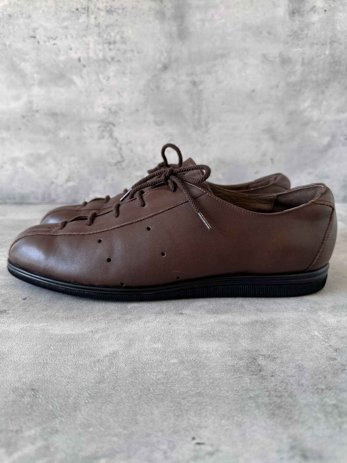 Issey Miyake 1990s PLEGADA LEATHER SHOES Size US 8 / EU 41 - 18 Thumbnail