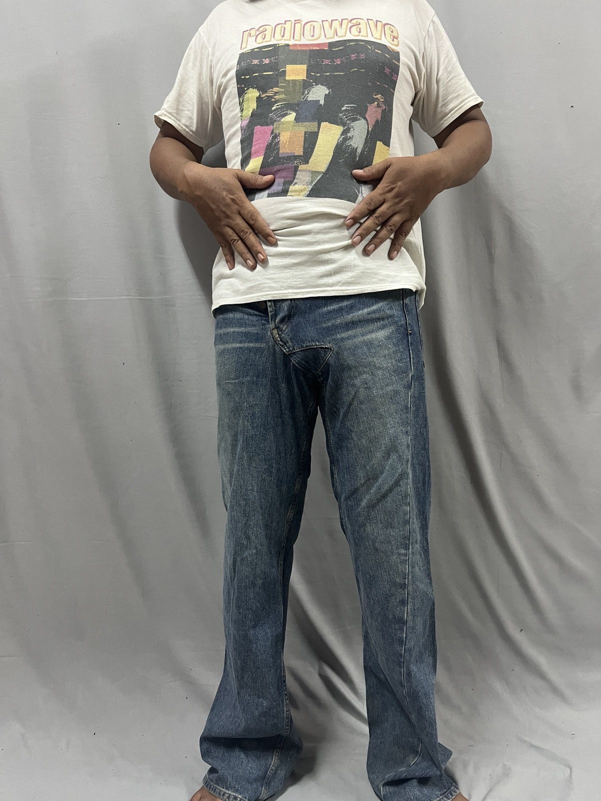 Designer × Japanese Brand × Maison MIHARA YASUHIRO Mihara yasuhiro jeans non selvedge Size US 34 / EU 50 - 13 Thumbnail