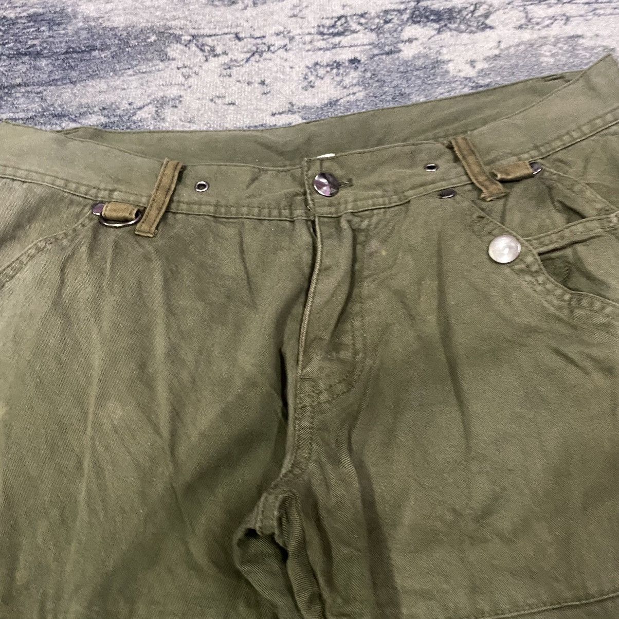 If Six Was Nine × Japanese Brand × Vintage Vtg Japan Flare Cargo Bondages Pants Size US 32 / EU 48 - 6 Thumbnail