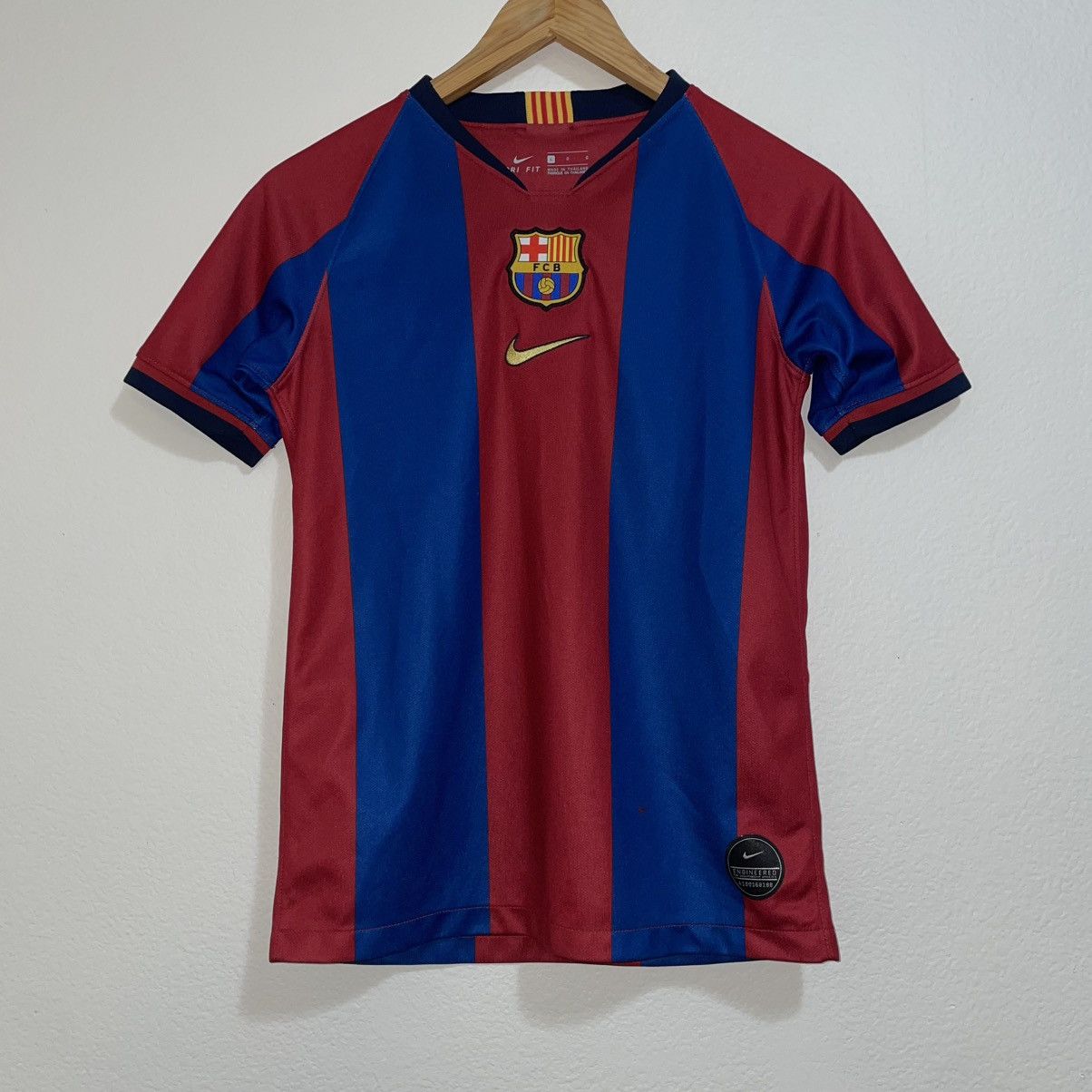 Nike Nike Center Swoosh Barcelona Jersey Size US XXS / EU 40 - 1 Thumbnail