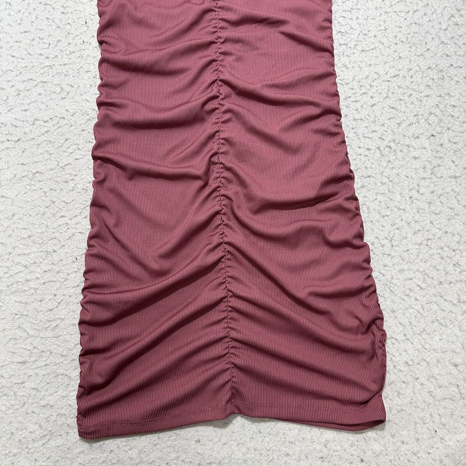 H&M H&M Divided Medium Purple Short Sleeve Ruched Mini Dress Size M / US 6-8 / IT 42-44 - 12 Thumbnail