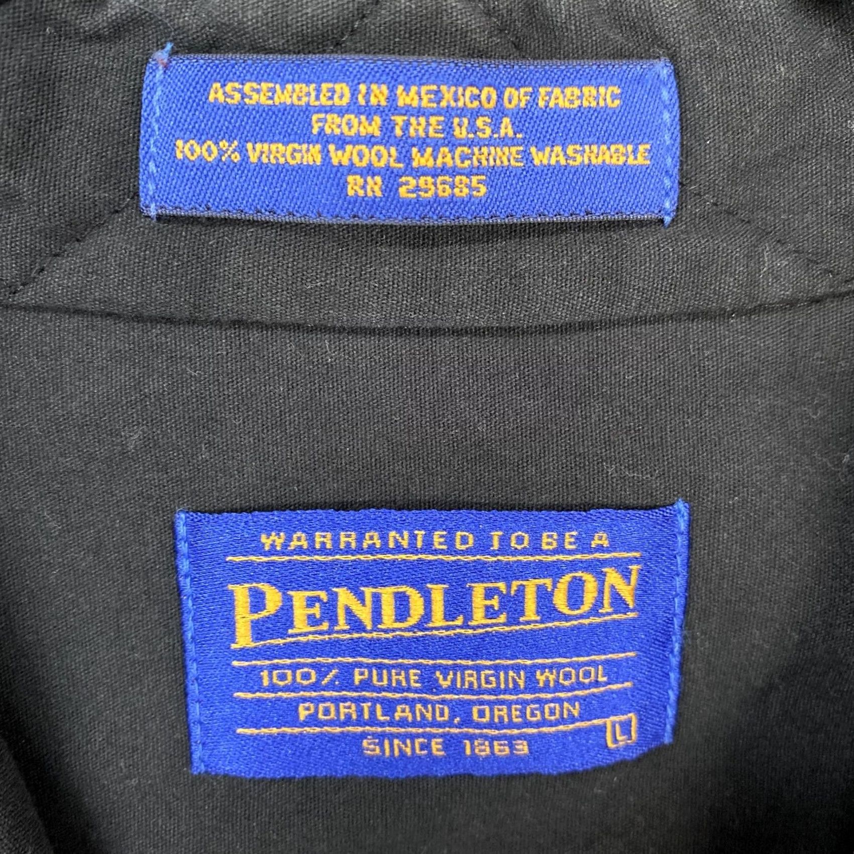 Pendleton Pendleton Shirt Mens Large Red Plaid 100% Wool Elbow Patch Washable Wool Western Size US L / EU 52-54 / 3 - 6 Thumbnail