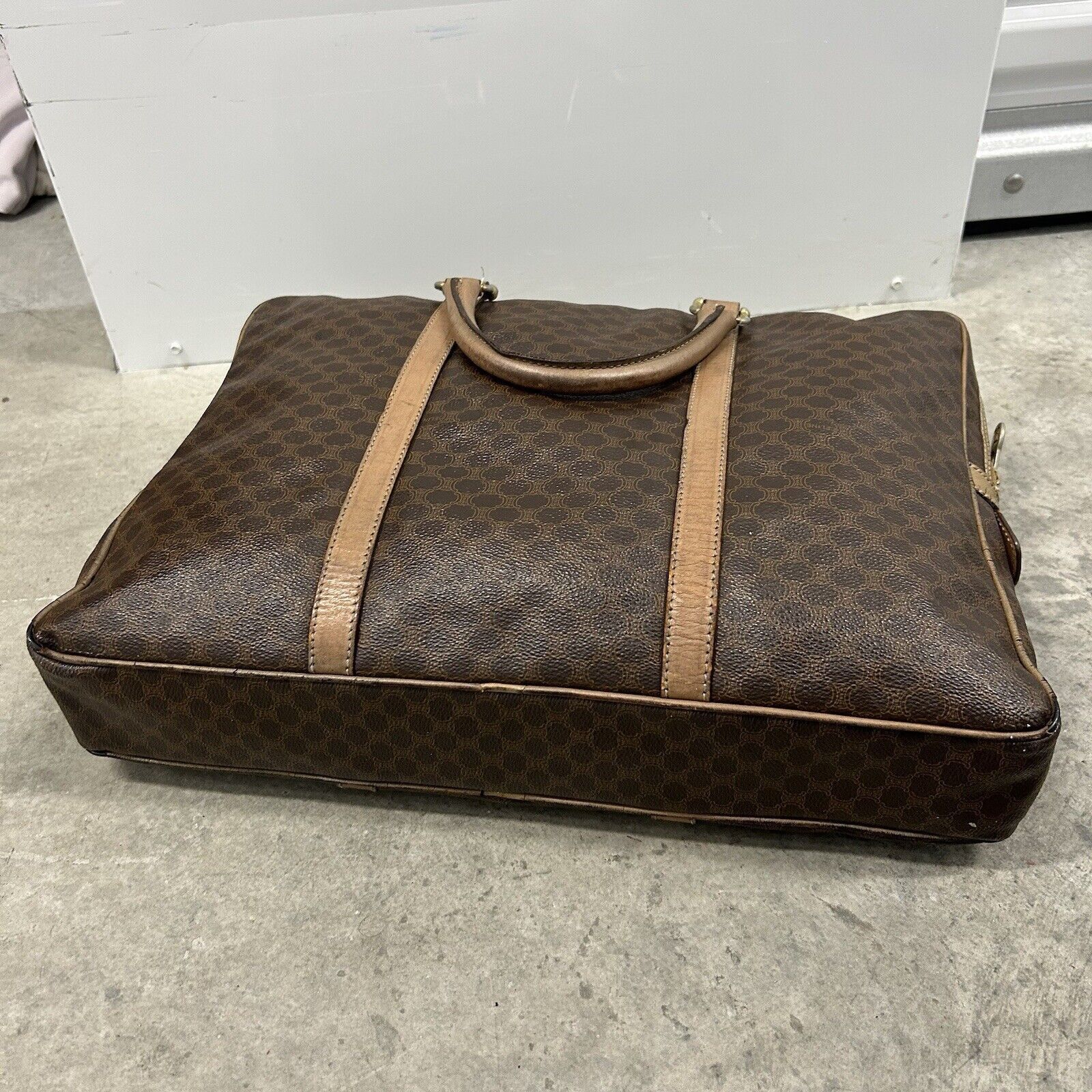 Celine × Designer × Vintage Authentic CELINE Monogram Laptop Briefcase Tote Bag Handbag Size ONE SIZE - 5 Thumbnail