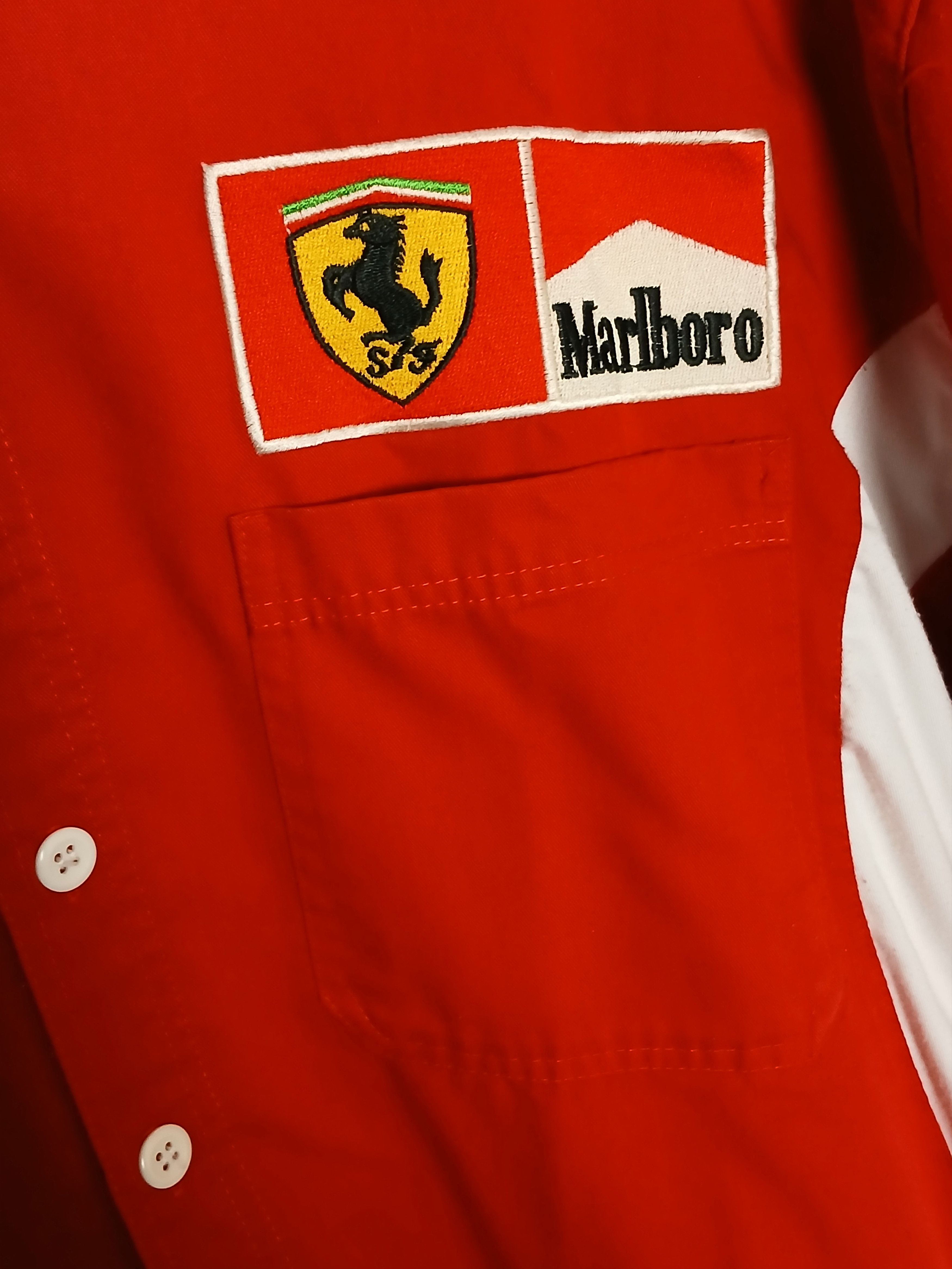 Ferrari × Formula 1 × Marlboro Ferrari Marlboro Schumacher F1 Racing Shirt Size US XXL / EU 58 / 5 - 3 Thumbnail