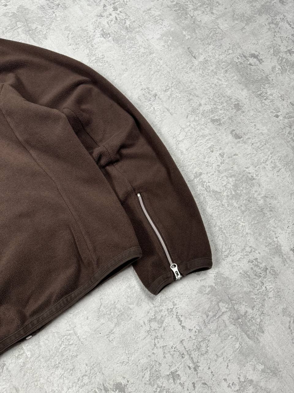 Nike Vintage Nike Brown Fleece Zip Size L / US 10 / IT 46 - 13 Thumbnail