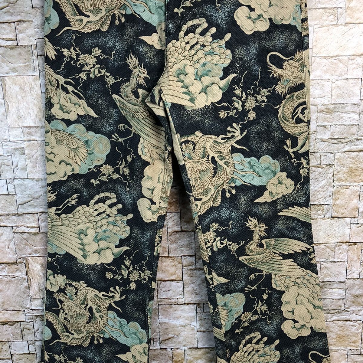 Japanese Brand DLL Bats Club yakuza vtg Dragon rare Pants #A134 Size US 28 / EU 44 - 6 Thumbnail