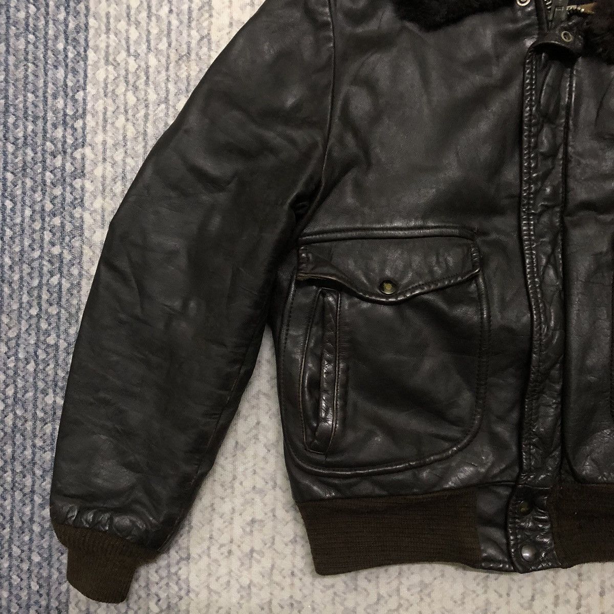 Cooper × Vintage Rare Distressed Vintage Cooper Sportswear Leather Jacket Size US M / EU 48-50 / 2 - 4 Thumbnail