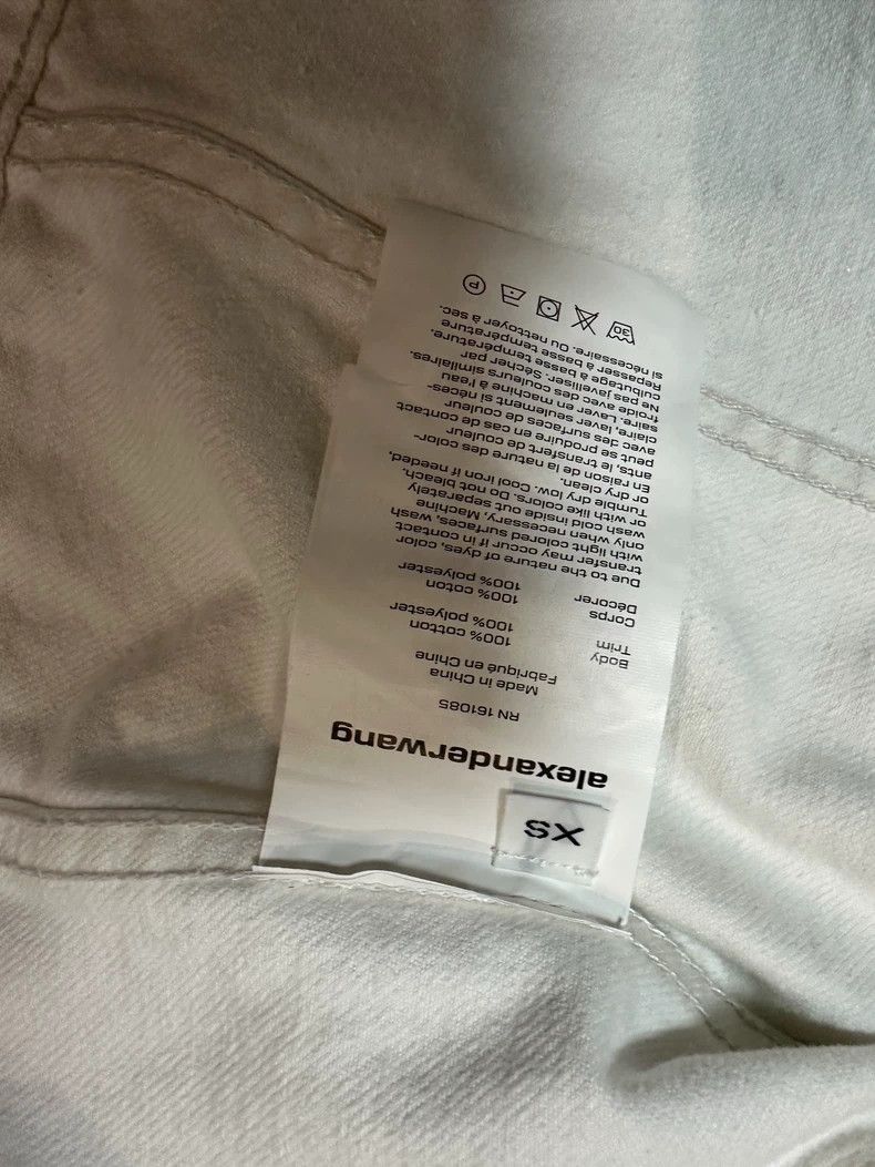 Alexander Wang Alexander Wang Classic Gray Long Sleeve T-Shirt- Size XS / US 0-2 / IT 36-38 - 6 Thumbnail