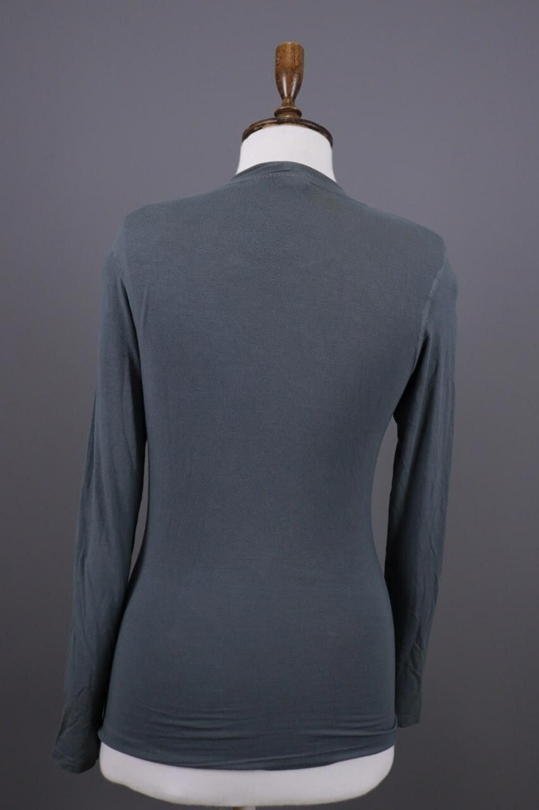 Designer Transit Par Such 361 Gray Summer Top Blouse Size 3 Size M / US 6-8 / IT 42-44 - 8 Thumbnail