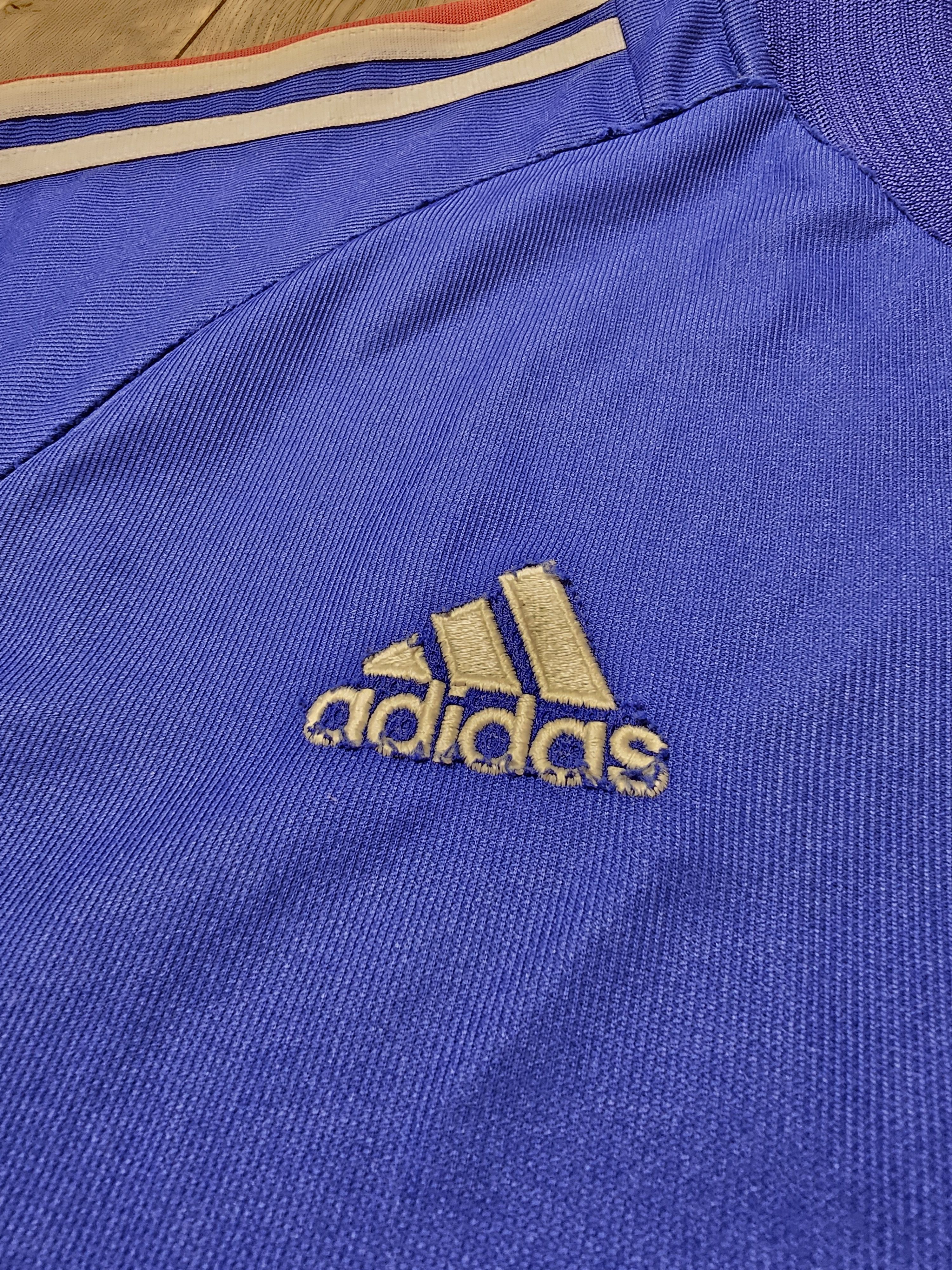 Adidas FRANCE 2002 2004 HOME VIERA FOOTBALL SHIRT SOCCER JERSEY Size US L / EU 52-54 / 3 - 5 Thumbnail
