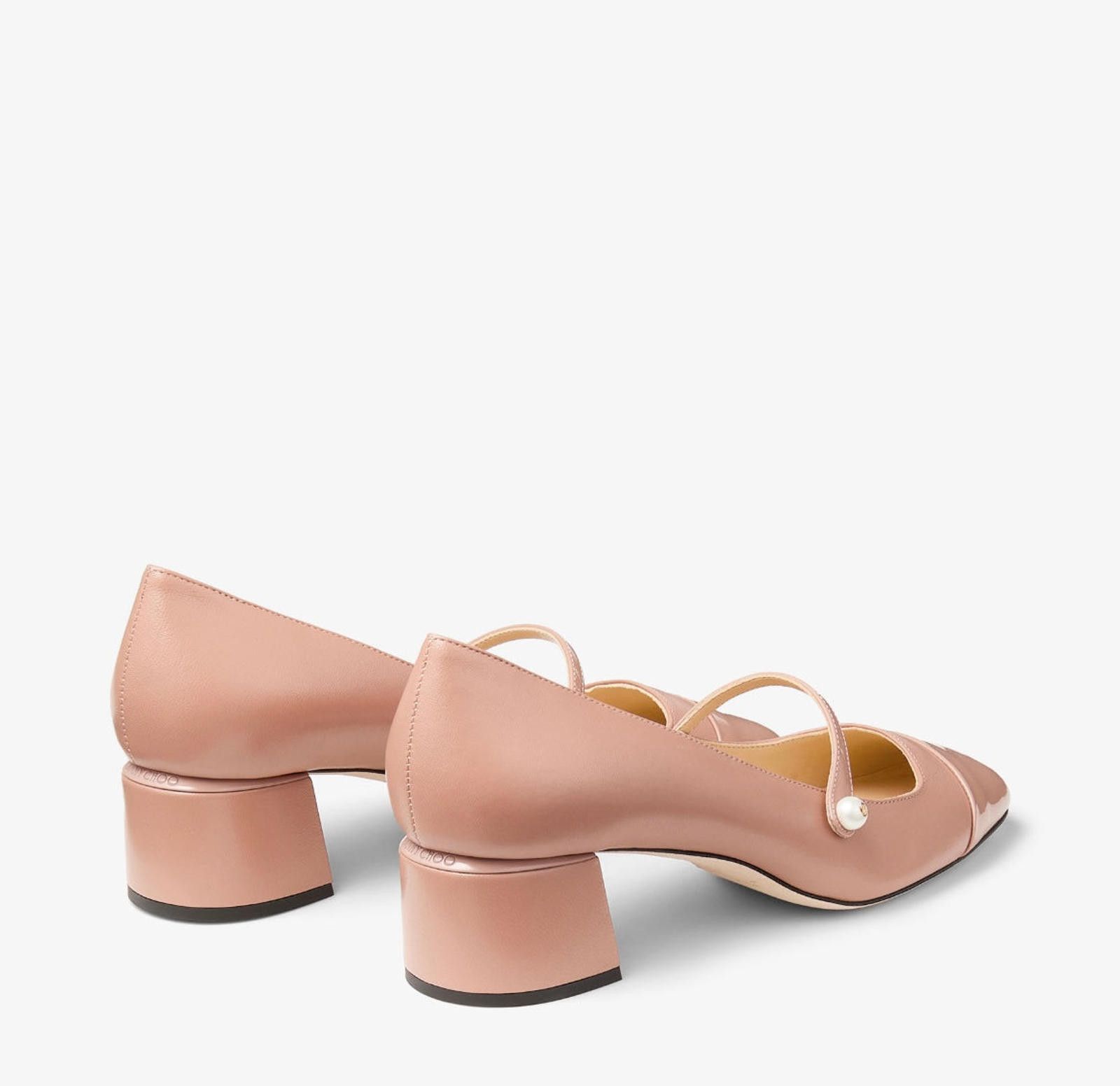 Jimmy Choo Jimmy Choo Elisa Leather Pumps Size US 7.5 / IT 37.5 - 4 Thumbnail