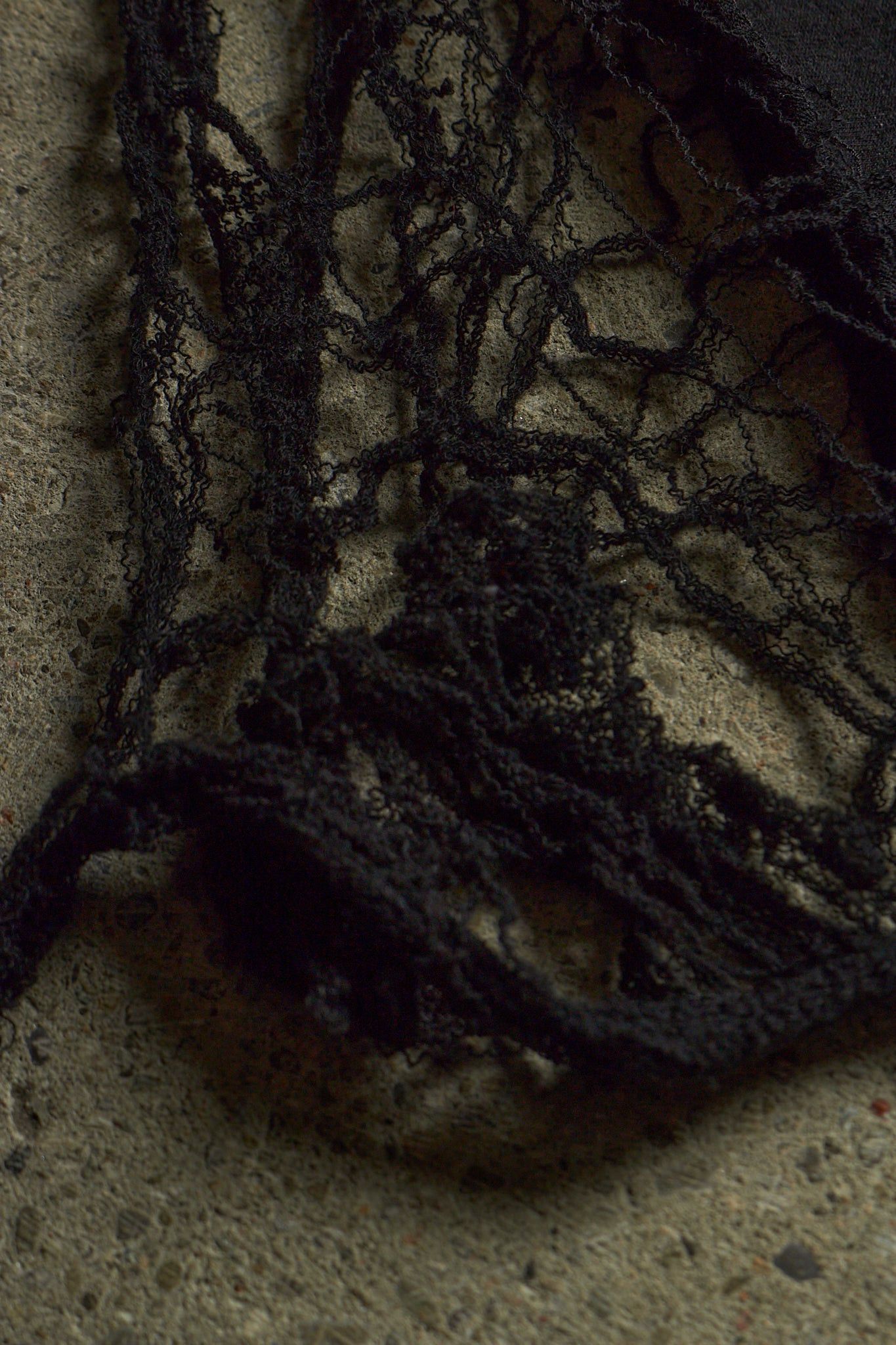 Japanese Brand FUGA DISTRESSED FRAYED WEBBING CHARCOAL TANK TOP Size US S / EU 44-46 / 1 - 3 Thumbnail
