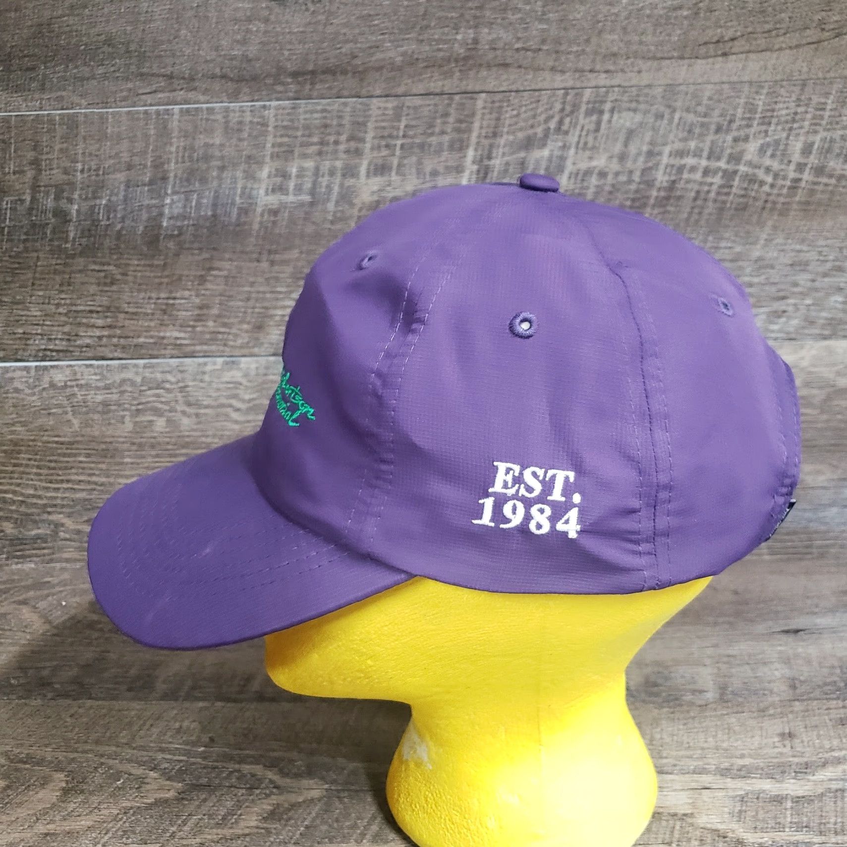 Vintage Scott Robertson Memorial Golf Purple Hat Cap Adult Adjustable Hat Purple Adult Adjustable Men Baseball Cap Size ONE SIZE - 2 Thumbnail
