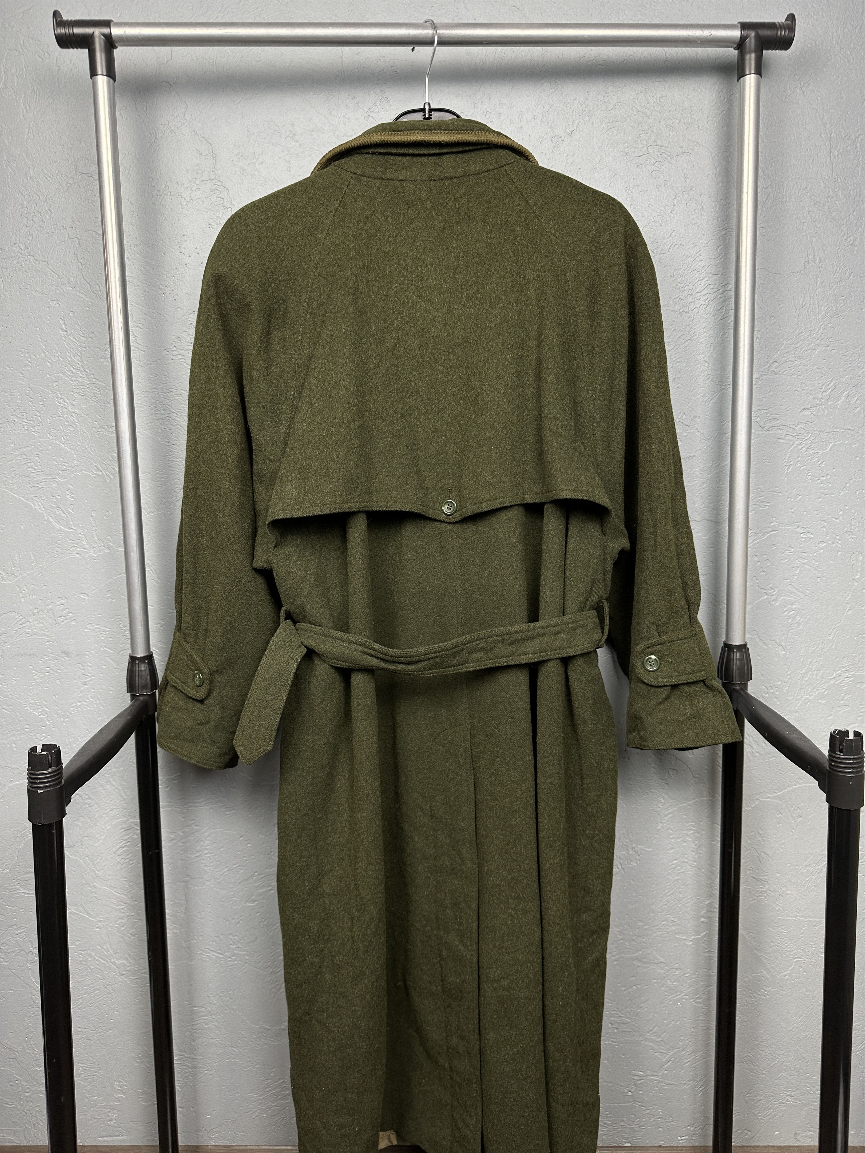 Aquascutum × Vintage Aquascutum Vintage Womens Wool Coat Jacket Size L / US 10 / IT 46 - 7 Thumbnail