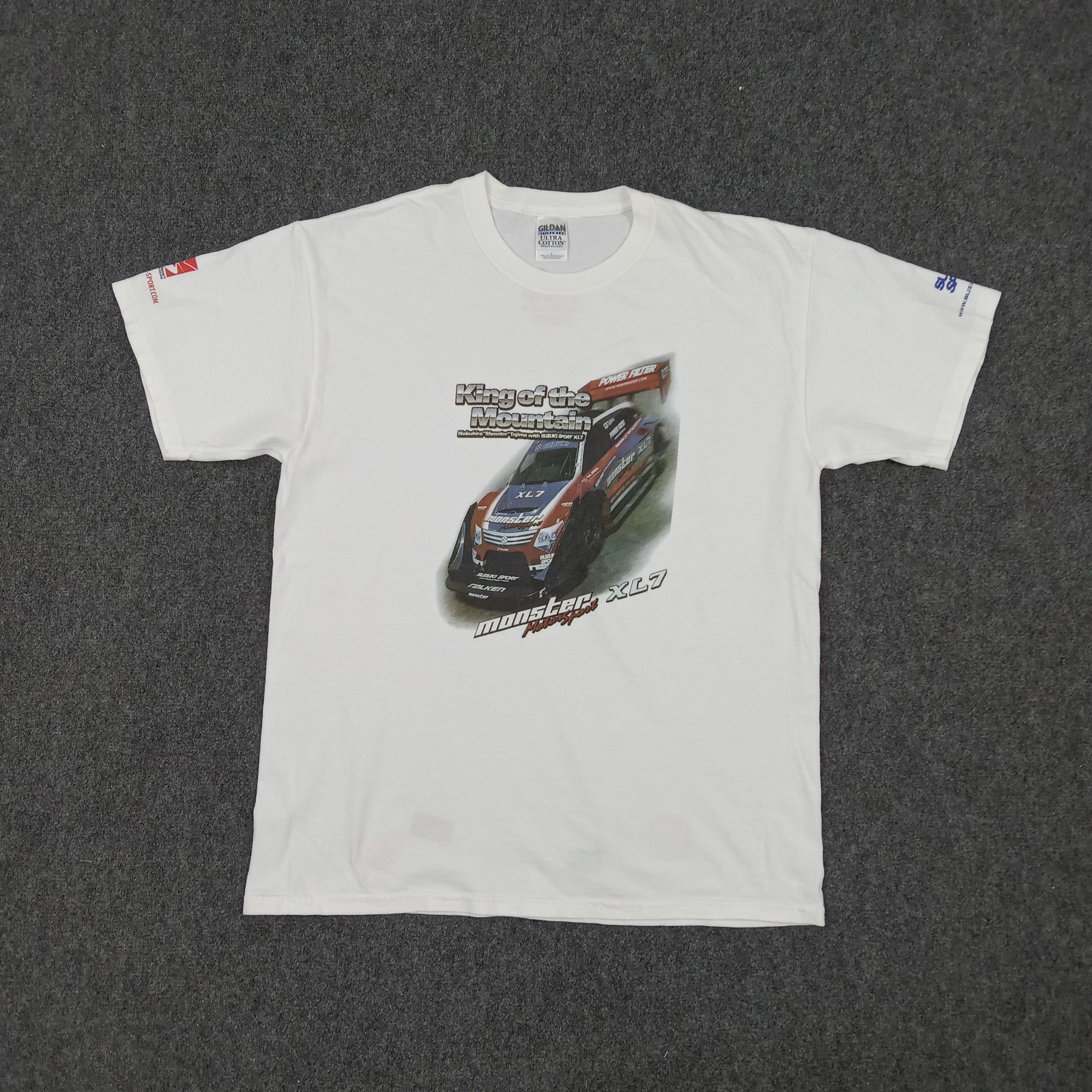 Vintage Monster Suzuki Sports King Of The Mountain Racing Car Tshirt Size US L / EU 52-54 / 3 - 1 Thumbnail