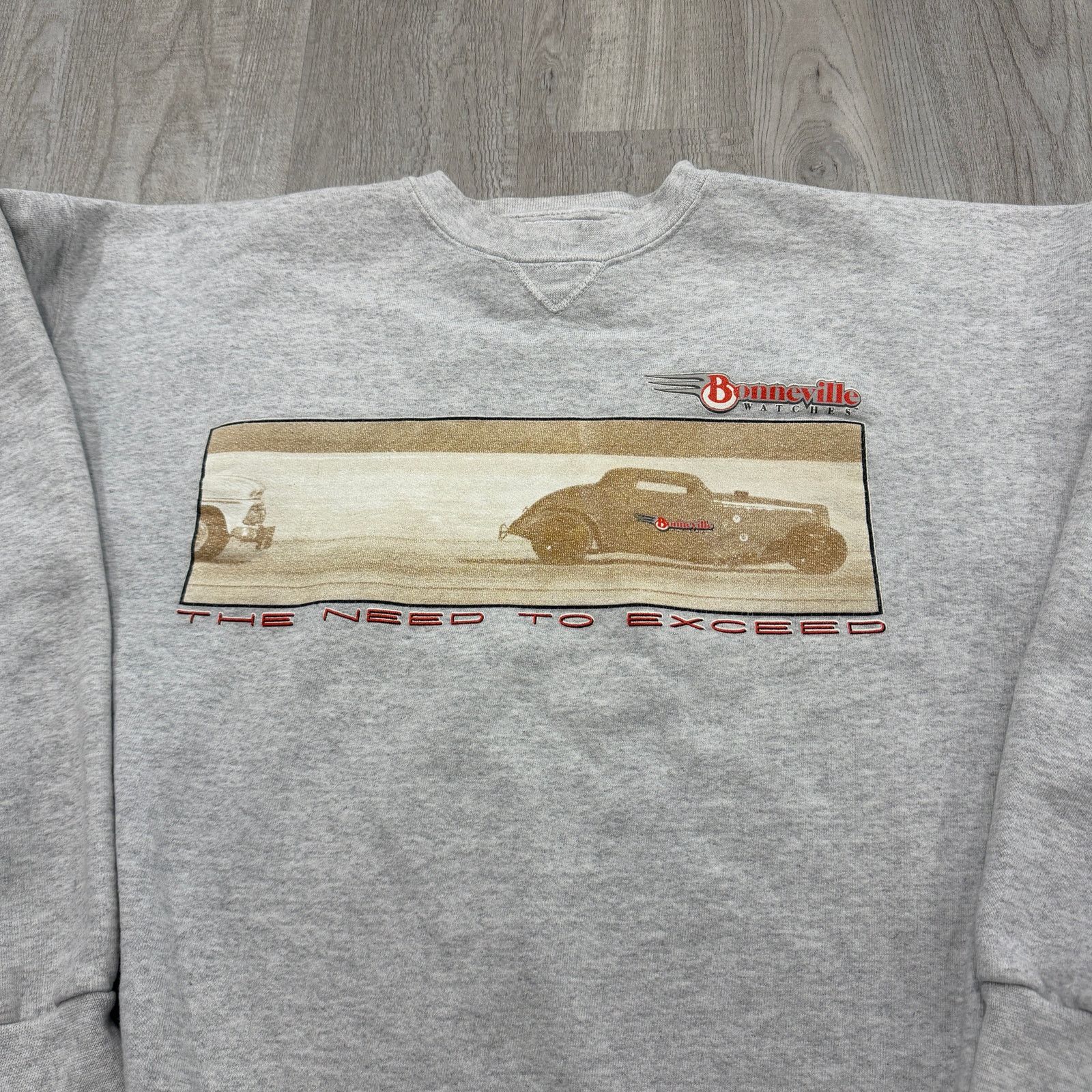 Vintage Vintage Bonneville Sports Watches Sweatshirt Men's XL Gray Size US XL / EU 56 / 4 - 2 Thumbnail