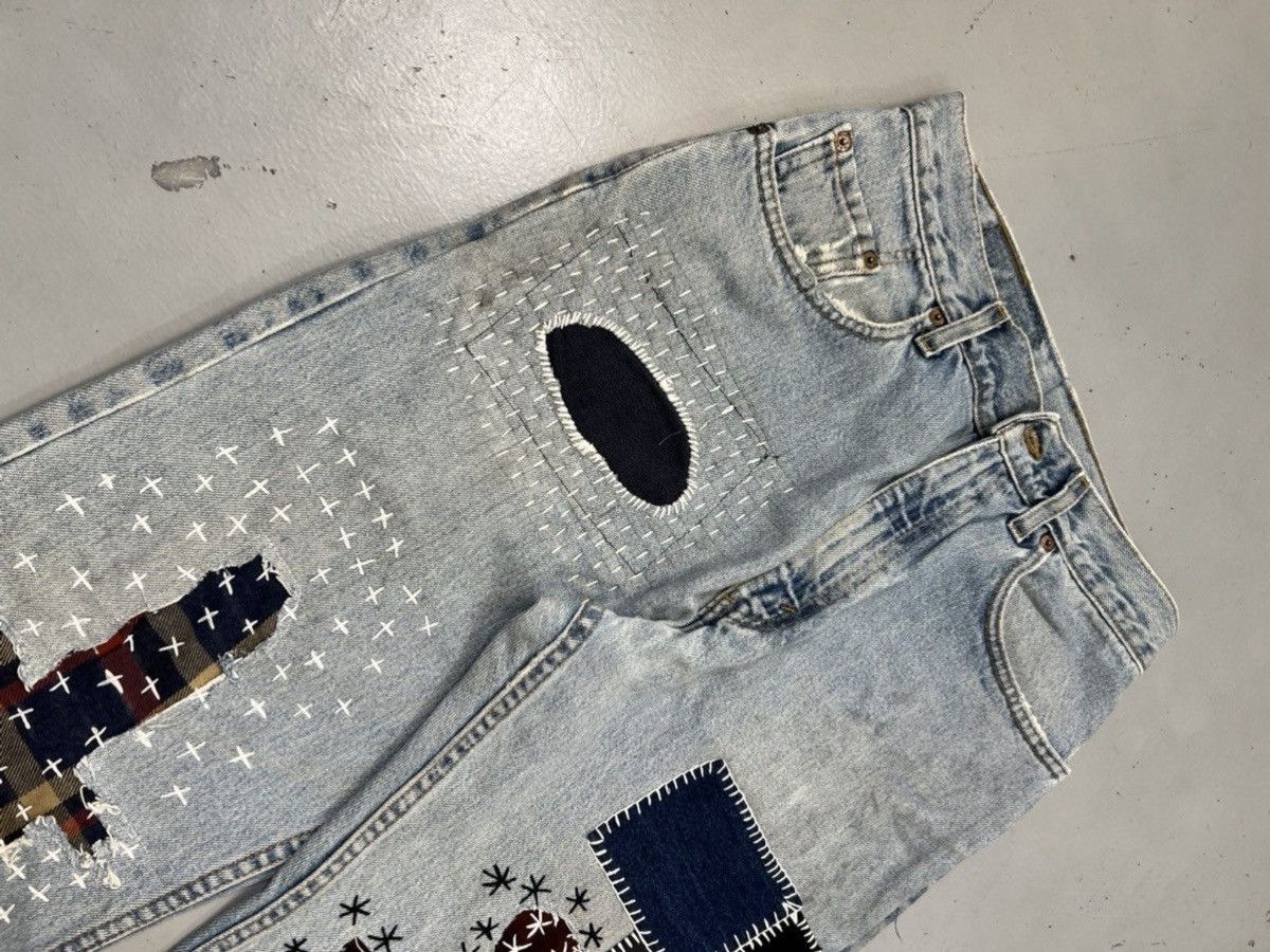 Levi's Vintage Levi’s shashiko rework denim Size US 28 / EU 44 - 4 Thumbnail