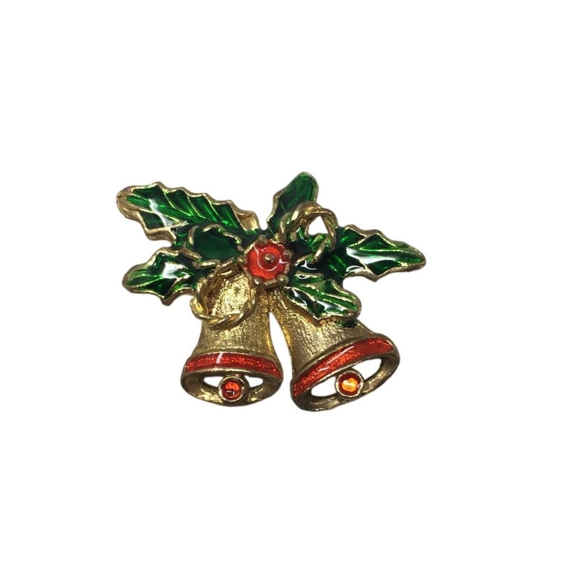 Other Vintage Christmas Holiday Bell Brooch/Pin (1.5'' x 1.5'') Size ONE SIZE - 1 Thumbnail