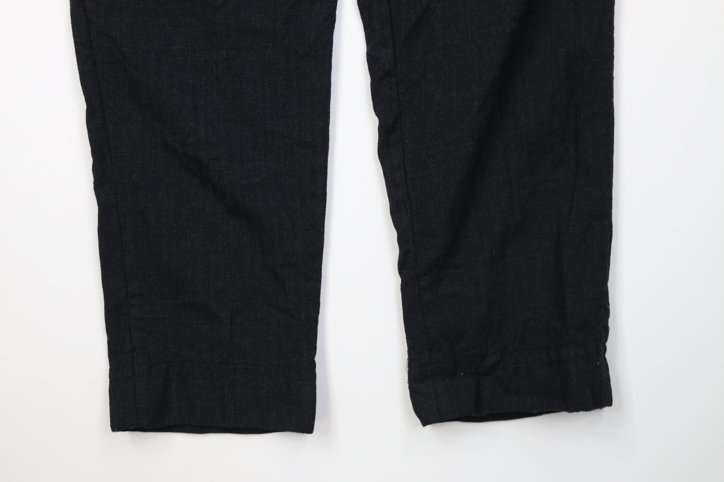 Vintage Vintage 90s Streetwear Straight Leg Chino Pants Dark Gray Size US 29 - 4 Thumbnail