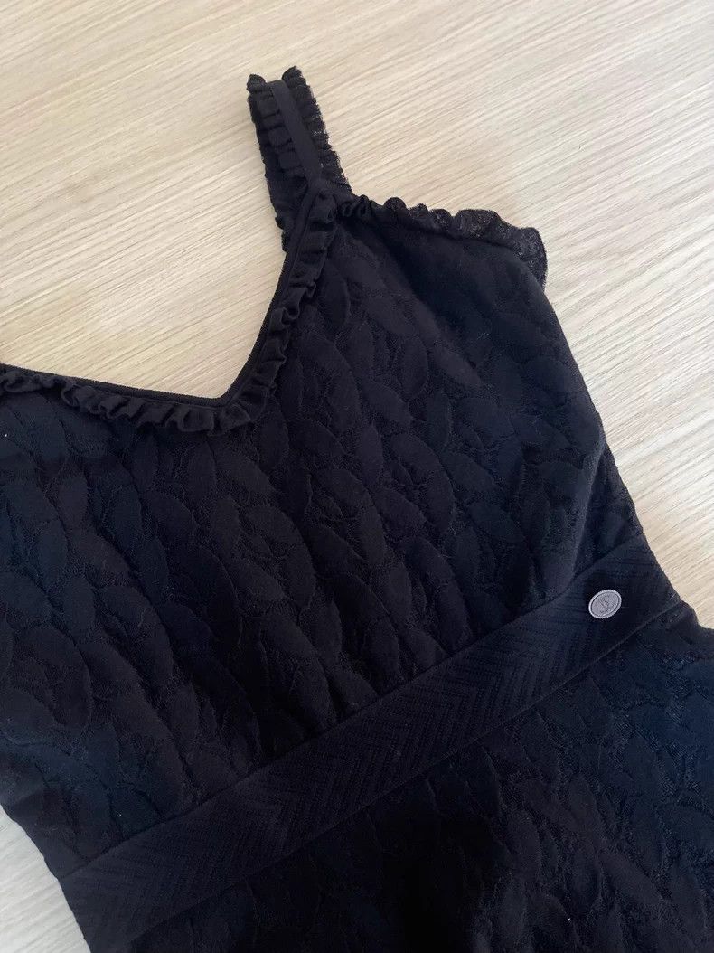 Chanel Chanel Black lace dress Size S / US 4 / IT 40 - 4 Thumbnail